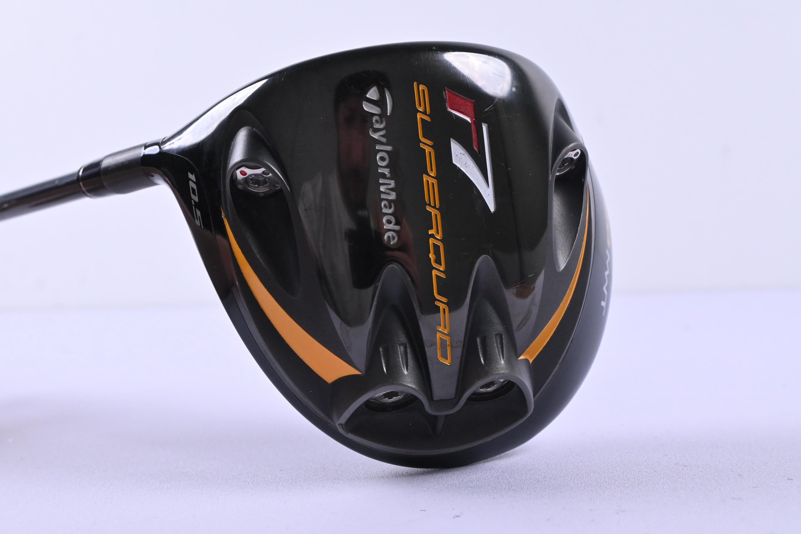 Left Hand Taylormade R7 Superquad Driver / 10.5 Degree / Regular Flex REAX 65