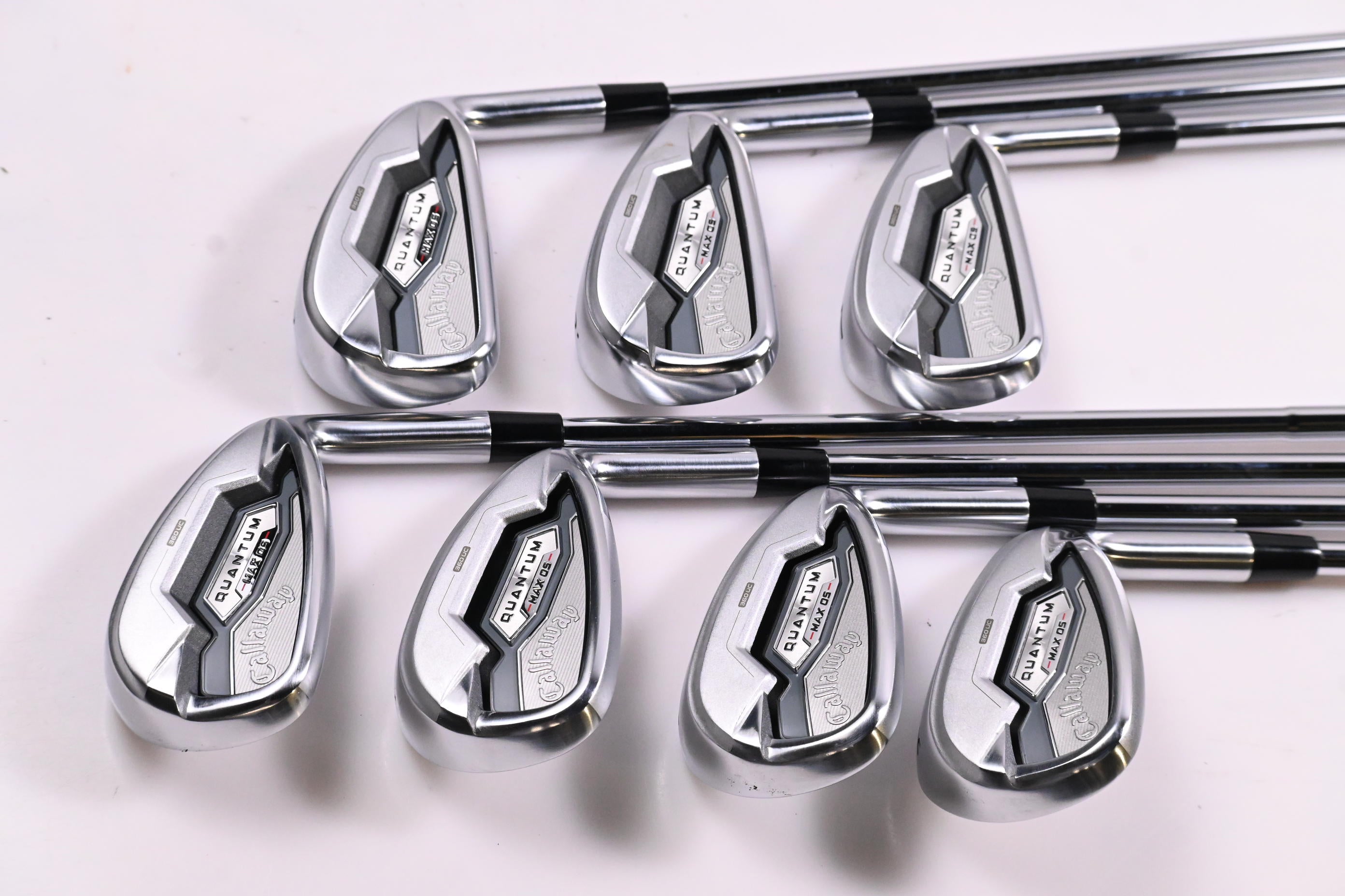 Callaway Quantum Max OS Irons / 5-PW+GW / Regular Flex Elevate 85 Shafts