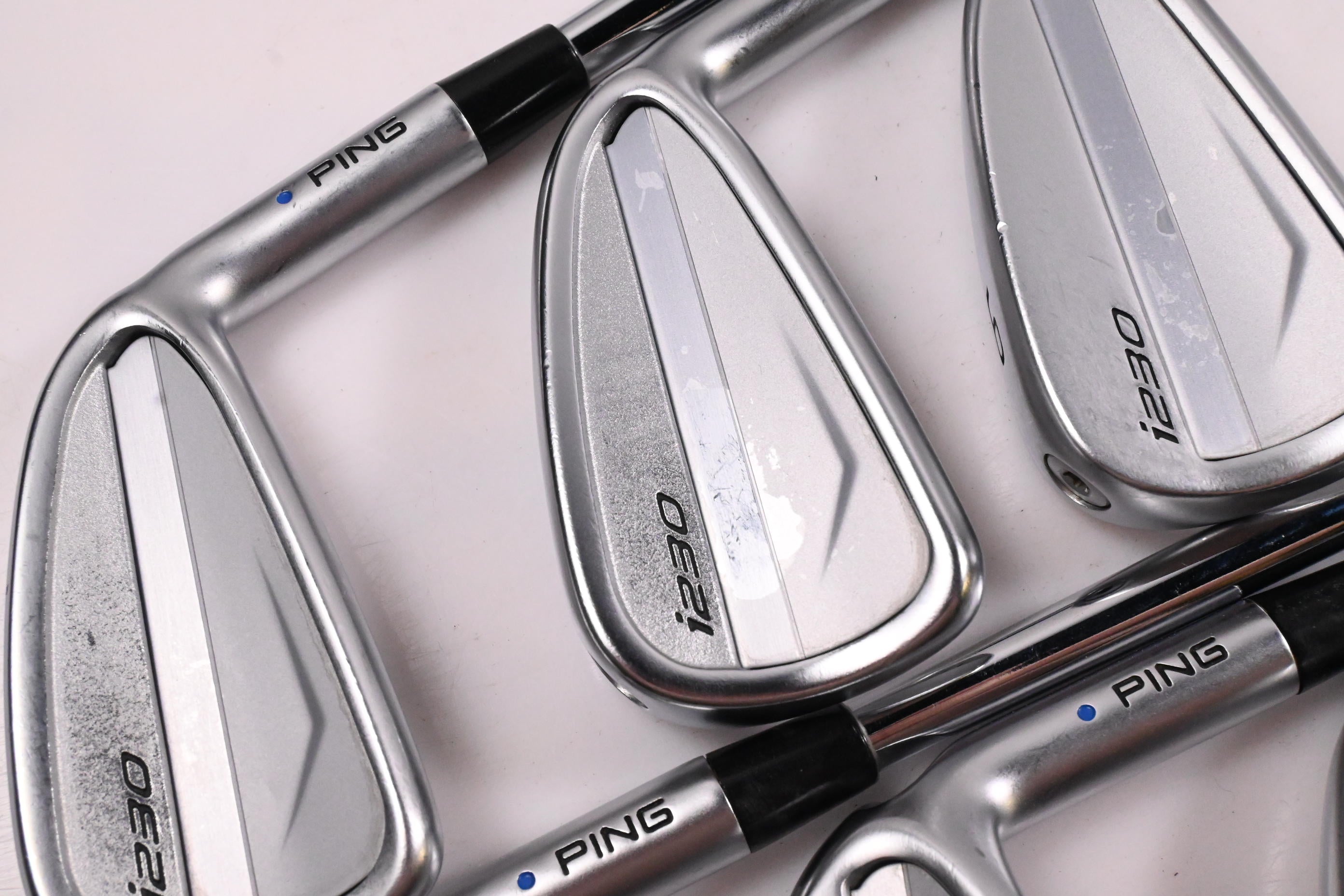 Ping i230 Irons / 4-PW / Blue Dot / Stiff Flex Dynamic Gold 105 S300 Shafts