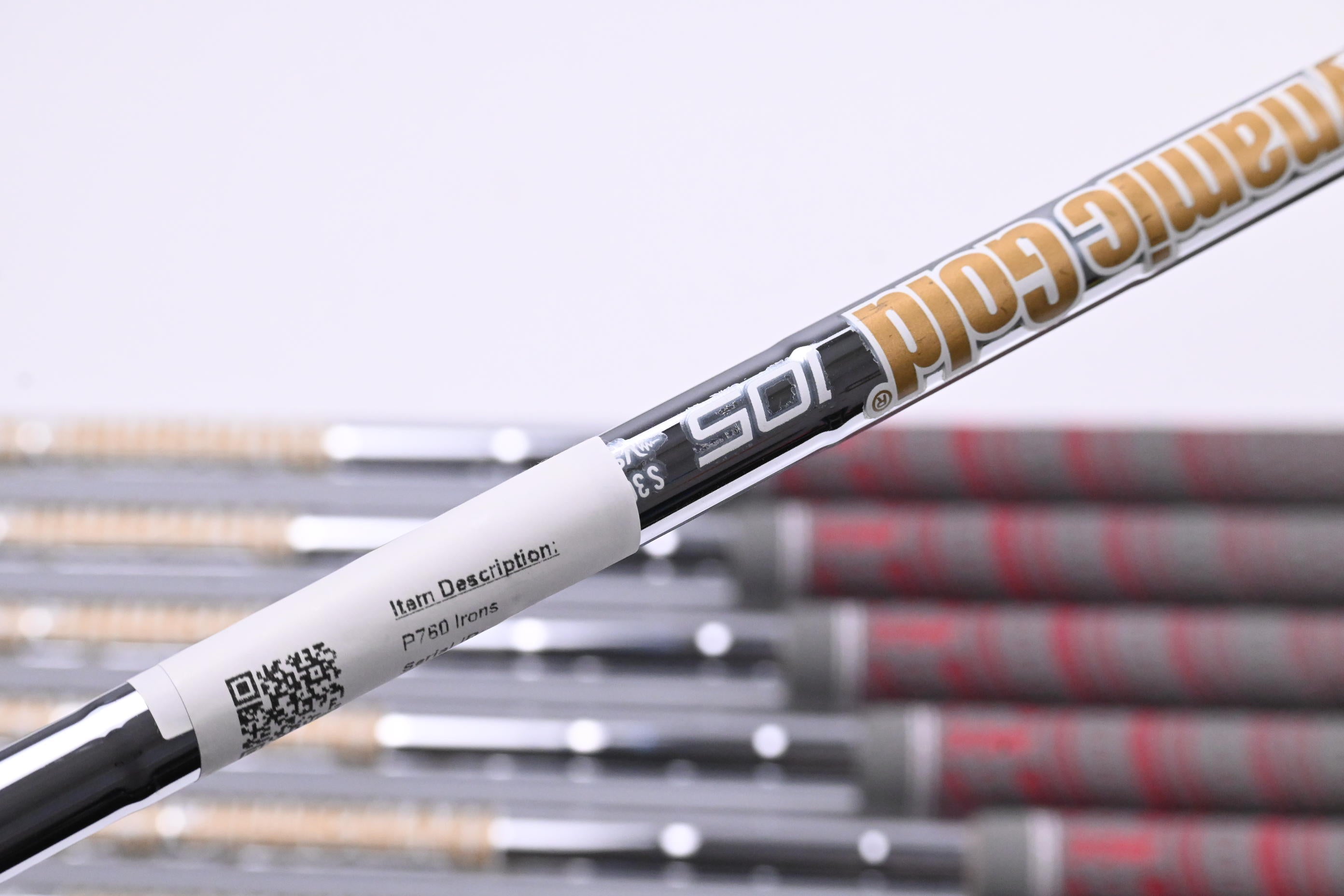 Taylormade P760 Irons / 3-PW / Stiff Flex Dynamic Gold 105 S300 Shafts
