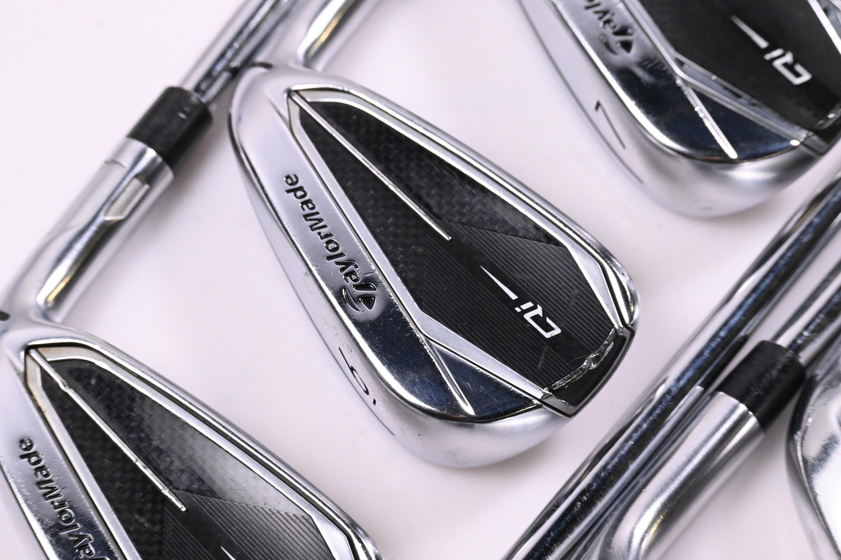 Taylormade Qi Irons / 5-PW+GW / Stiff Flex KBS MAX MT 85 Shafts