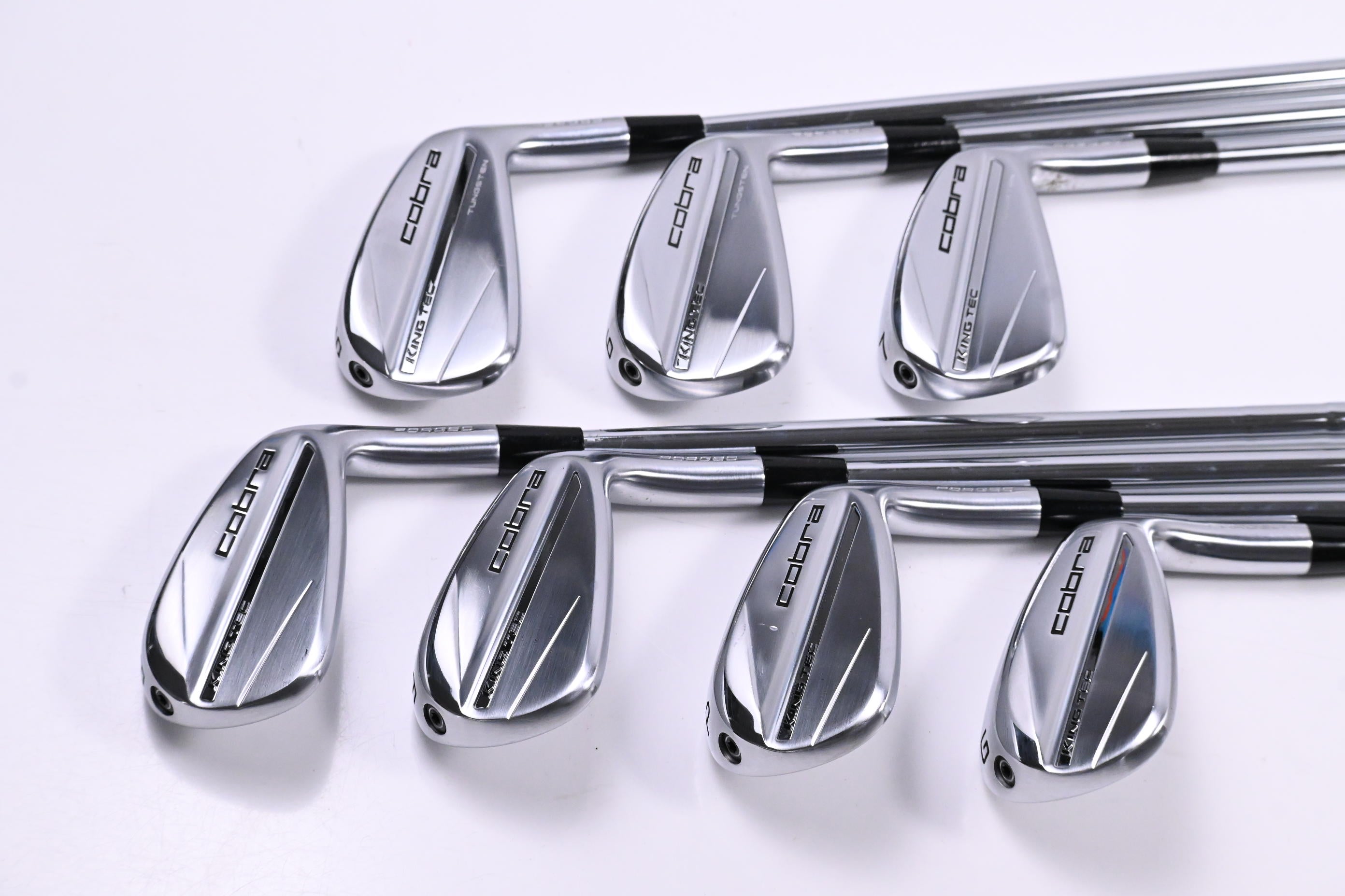 Cobra King Tec 2025 Irons / 5-PW+GW / Stiff Flex Dynamic Gold 105 S300 Shafts