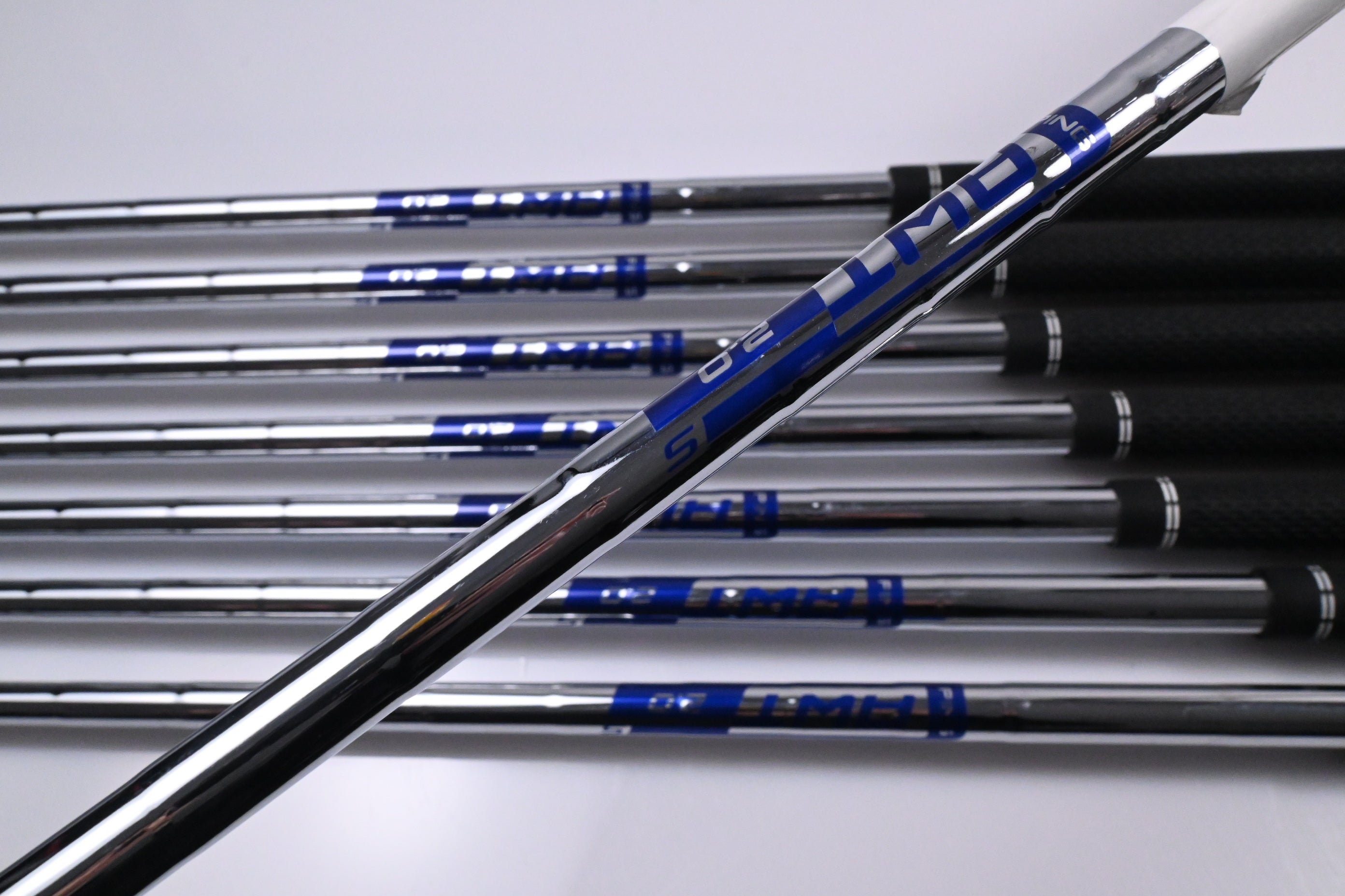 Ping G430 Irons / 4-PW+58 / Blue Dot / Stiff Flex Ping AWT 2.0 Shafts