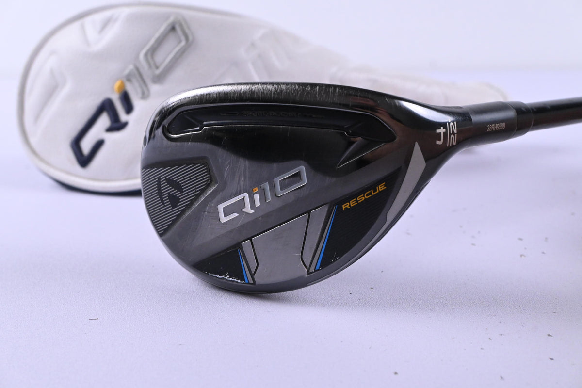 Taylormade Qi10 #4 Hybrid / 22 Degree / Stiff Flex Fujikura Ventus TR Blue 7