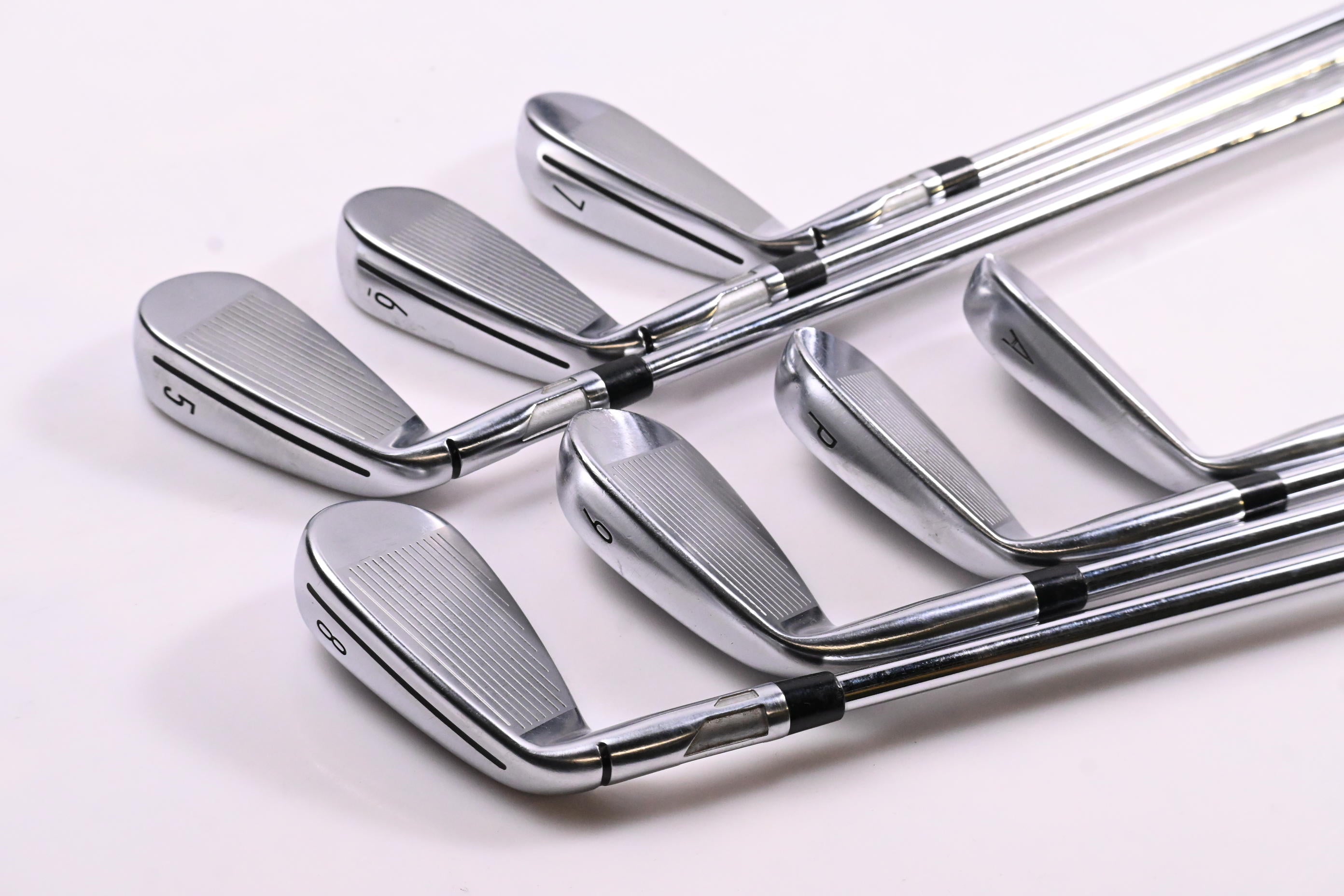 Taylormade Qi Irons / 5-PW+GW / Stiff Flex KBS MAX MT 85 Shafts