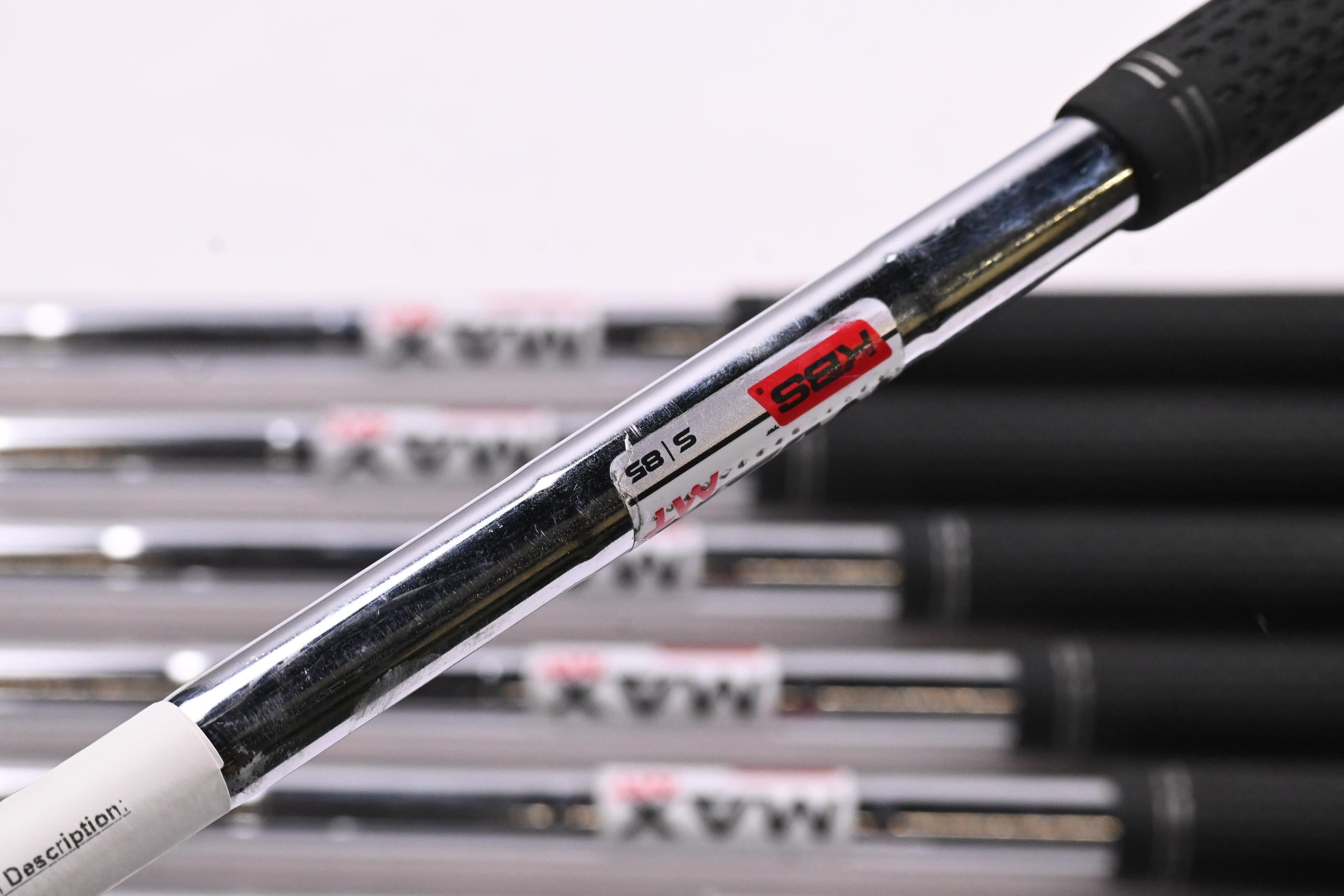 Taylormade Qi Irons / 5-PW+GW / Stiff Flex KBS MAX MT 85 Shafts