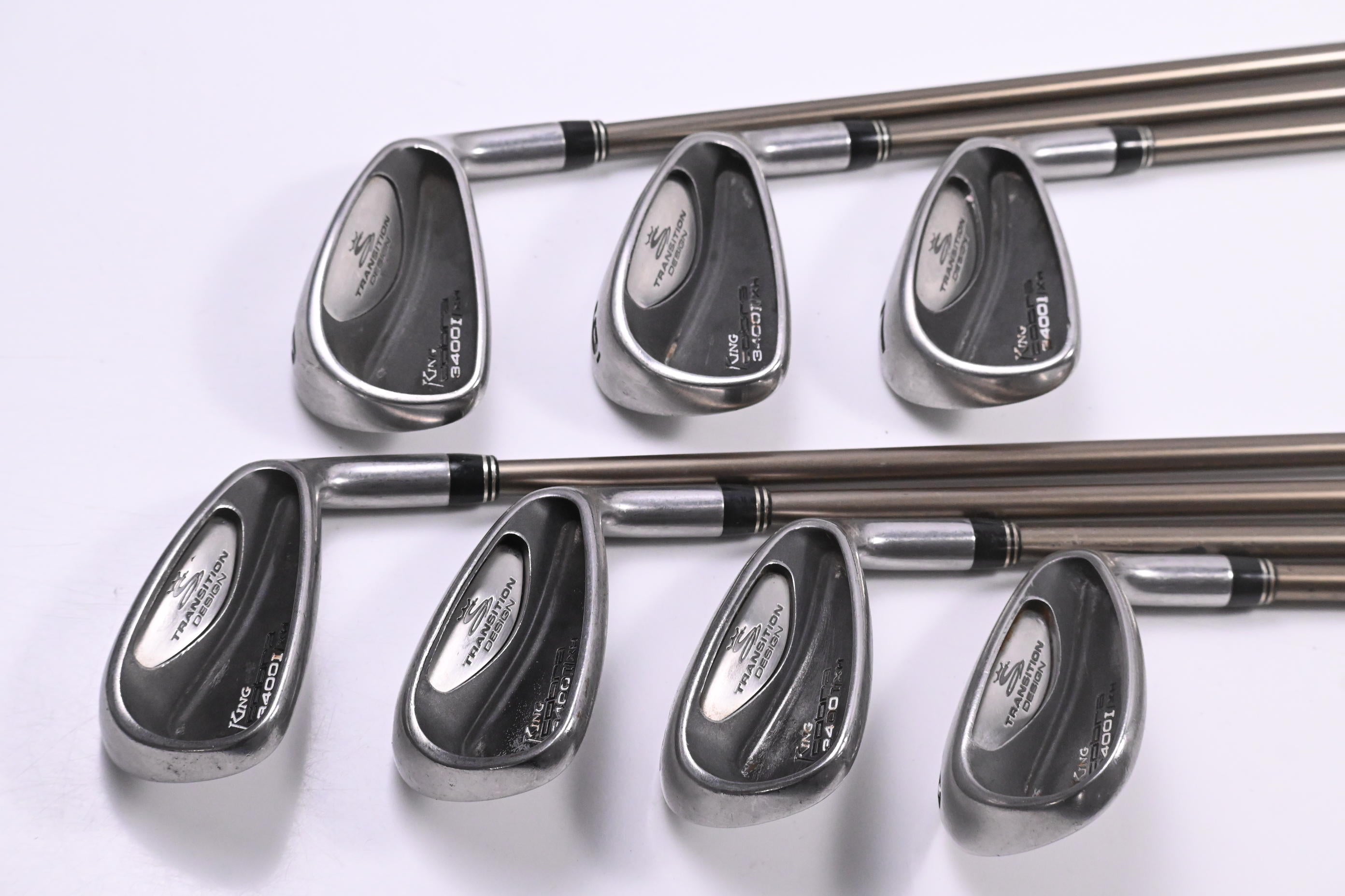 Cobra 3400 I/XH Irons / 5-PW+SW / Lite Flex Graphite Design YS-5.1 55 Shafts