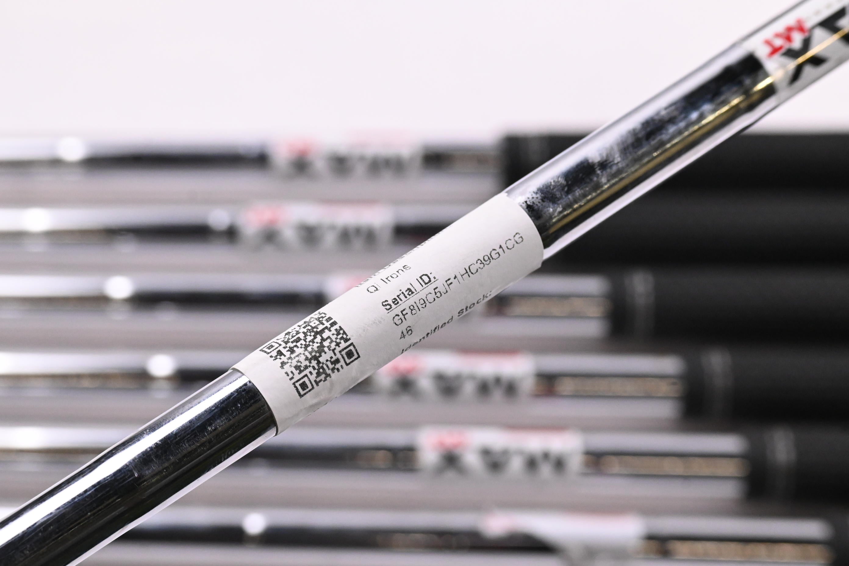 Taylormade Qi Irons / 5-PW+GW / Stiff Flex KBS MAX MT 85 Shafts