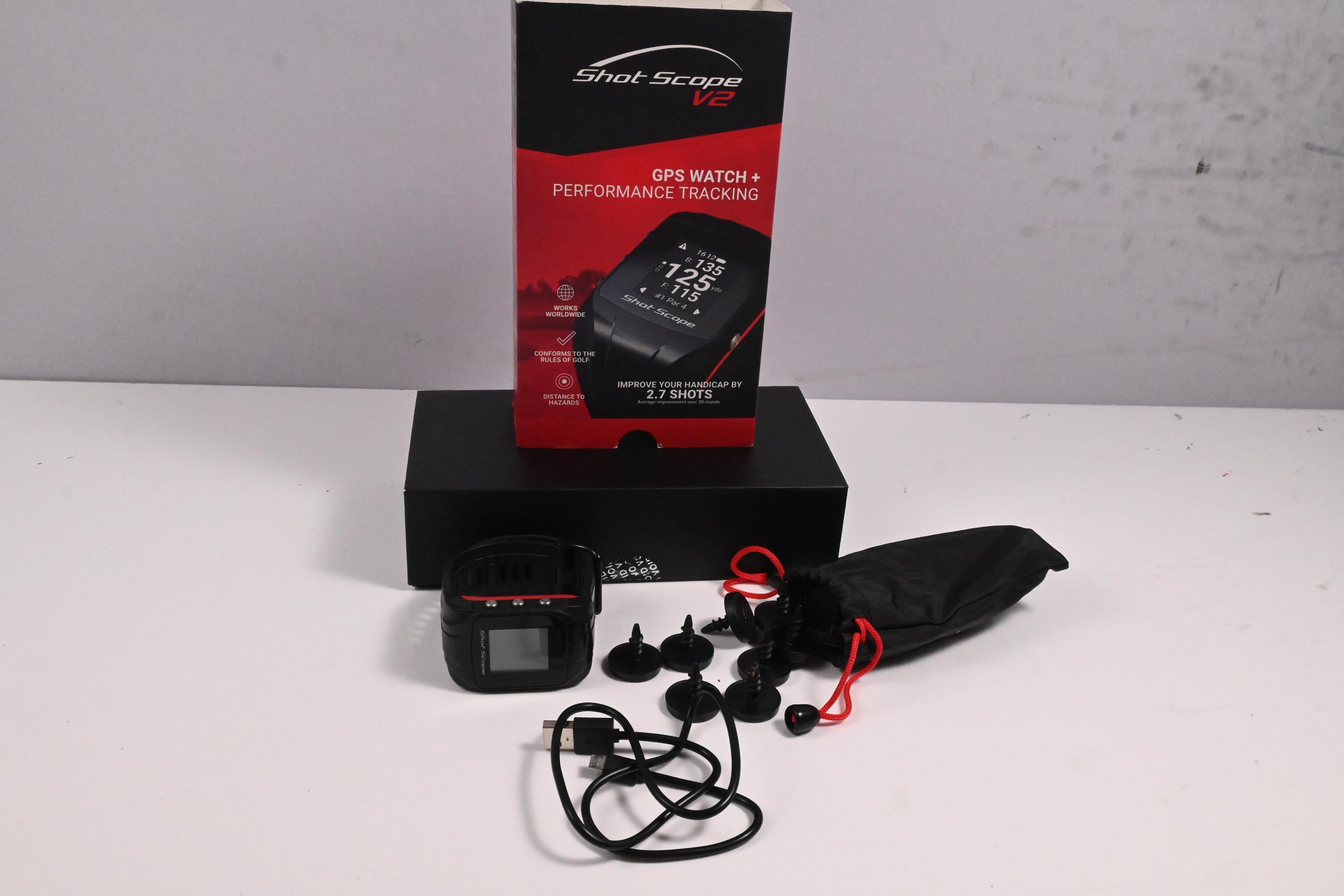 Shotscope V2 / GPS Watch / 16 Lightweight Club Tags
