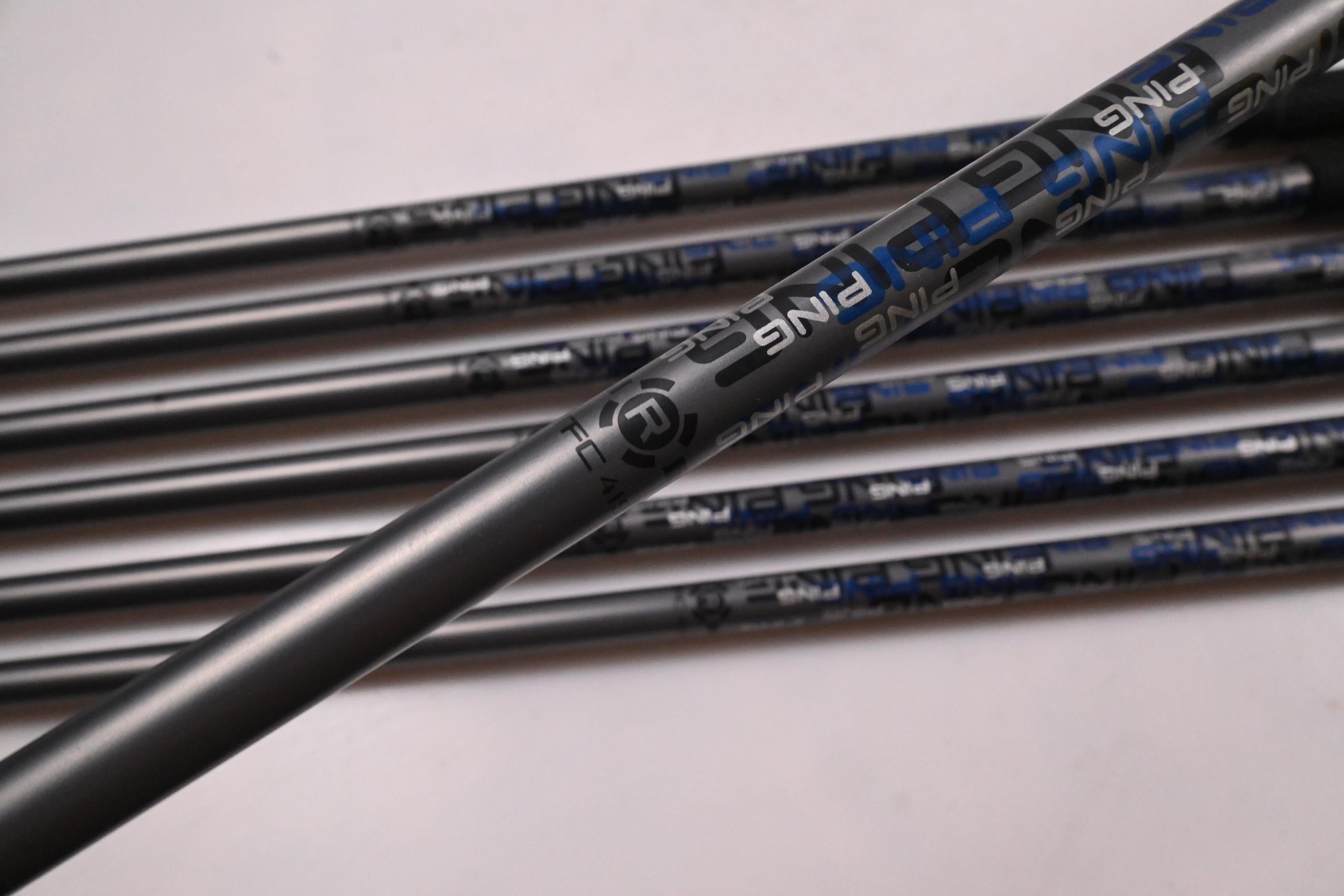 Ping G30 Irons / 5-PW+SW / Blue Dot / Regular Flex Ping TFC 419 Shafts