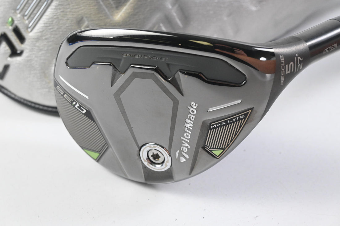 Taylormade Qi35 Max Lite #5 Hybrid / 27 Degree / Senior Flex Vanquish 5 Shaft