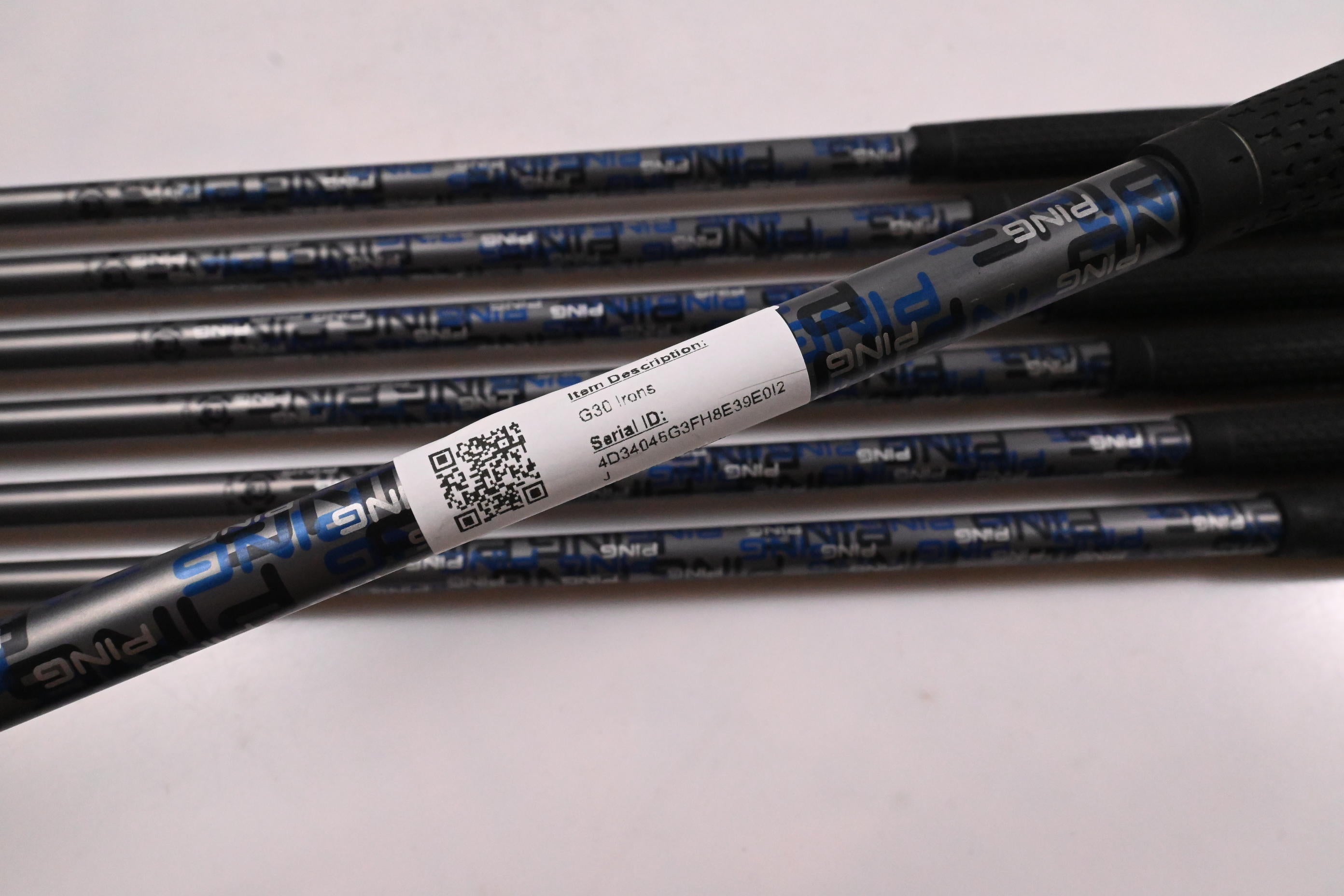 Ping G30 Irons / 5-PW+SW / Blue Dot / Regular Flex Ping TFC 419 Shafts