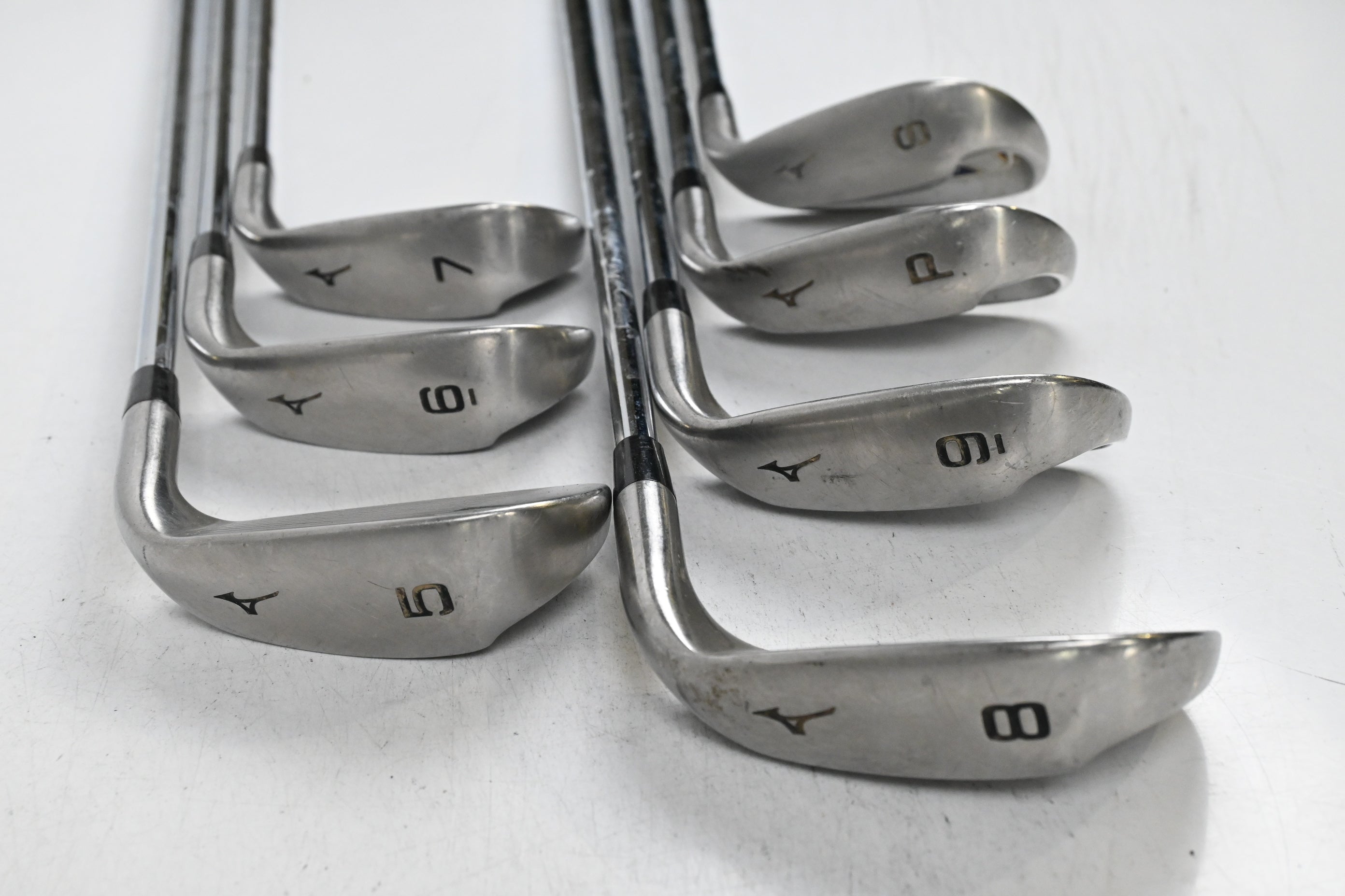 Left Hand Mizuno MX-100 Irons / 5-PW+SW / Regular Flex Mizuno MX-Lite Shafts