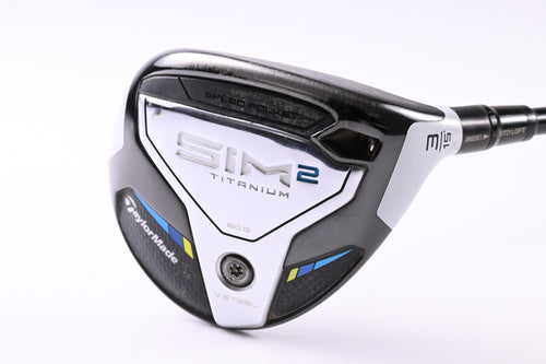 Taylormade SIM2 Ti #3 Wood / 15 Degree / Stiff Flex Tensei AV Raw Blue 65 Shaft