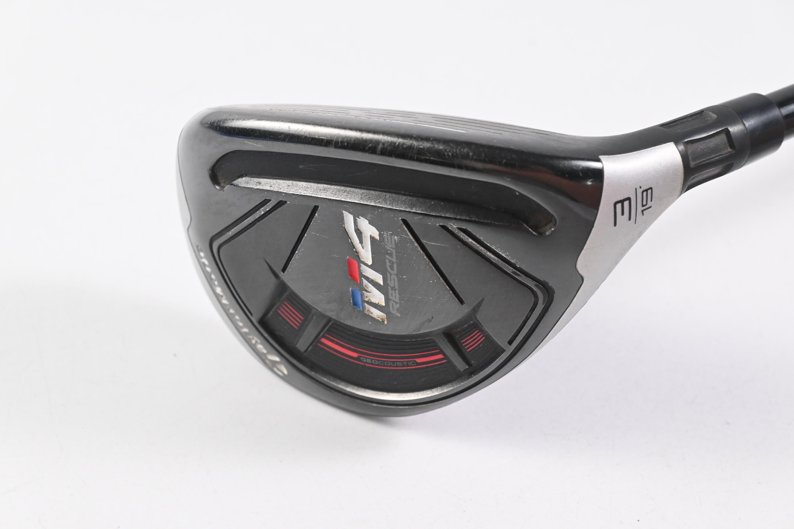 Taylormade M4 #3 Hybrid / 19 Degree / Stiff Flex Fujikura Atmos Red 7 Shaft