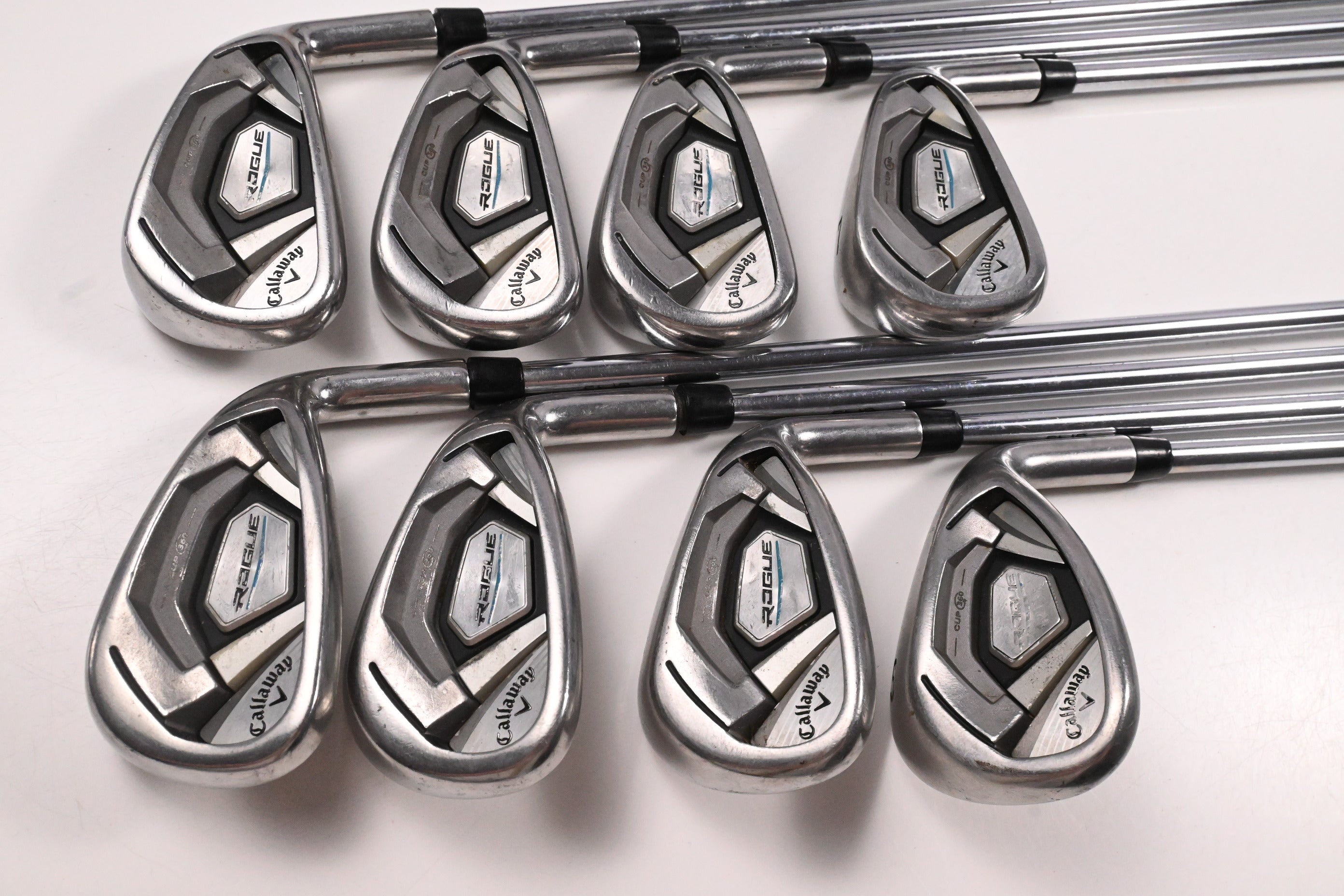 Callaway Rogue Irons / 4-PW+SW / Regular Flex XP 95 ST 15 R300 Shafts