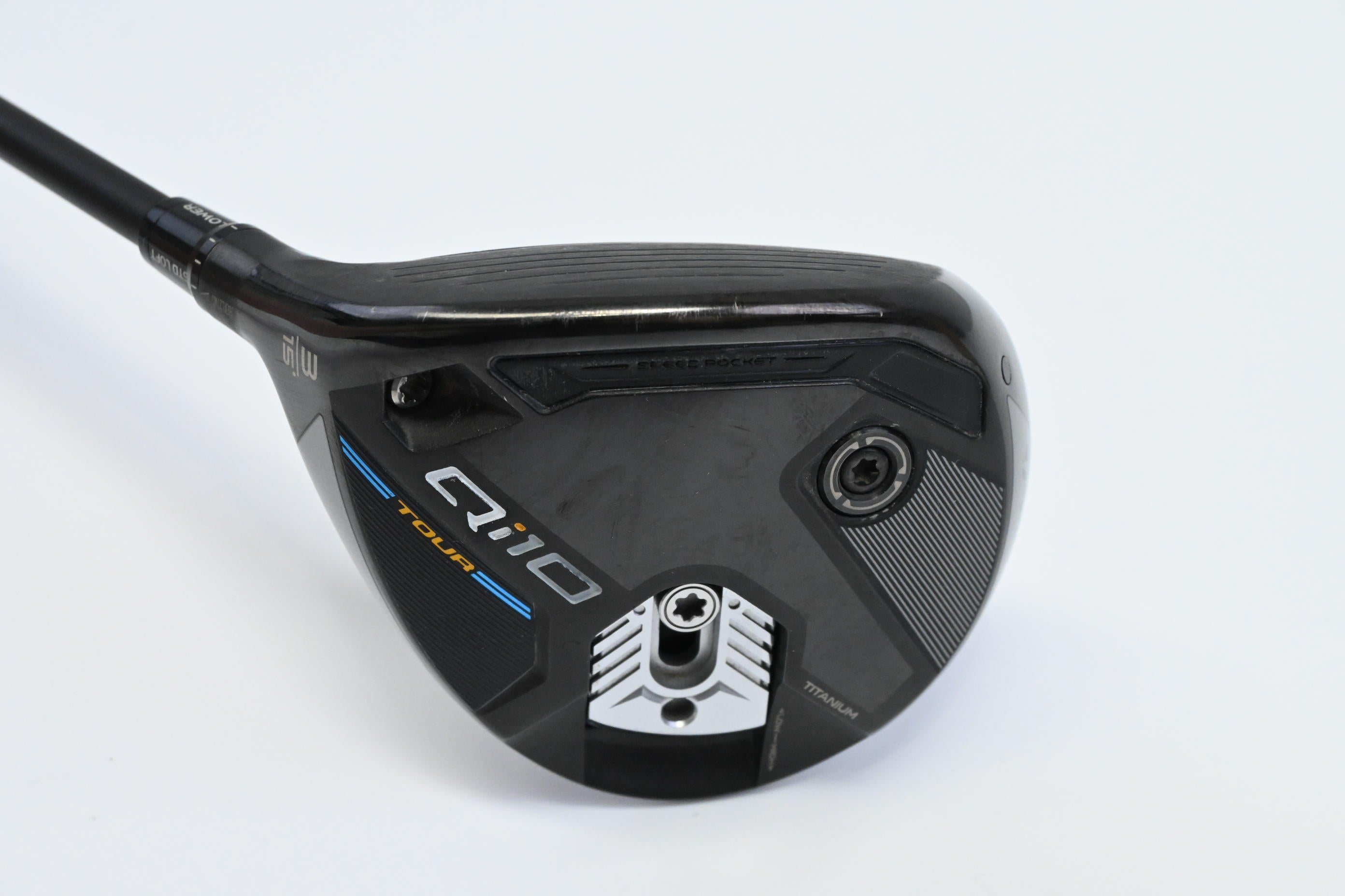 Left Hand Taylormade Qi10 Tour #3 Wood / 15 Degree / Stiff Flex Tensei AV Blue