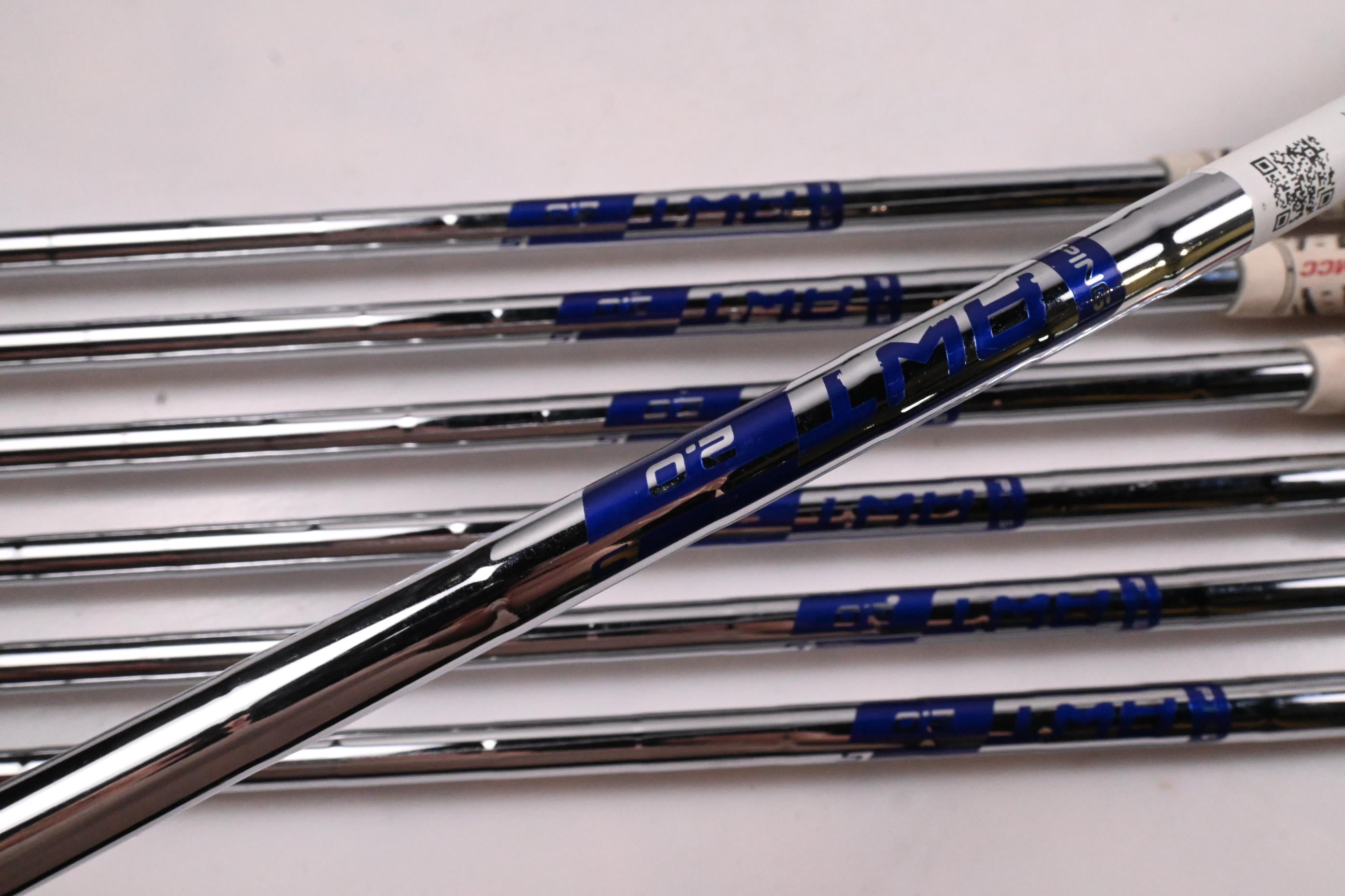Ping i200 Irons / 4-PW / Blue Dot / Stiff Flex Ping AWT 2.0 Shafts