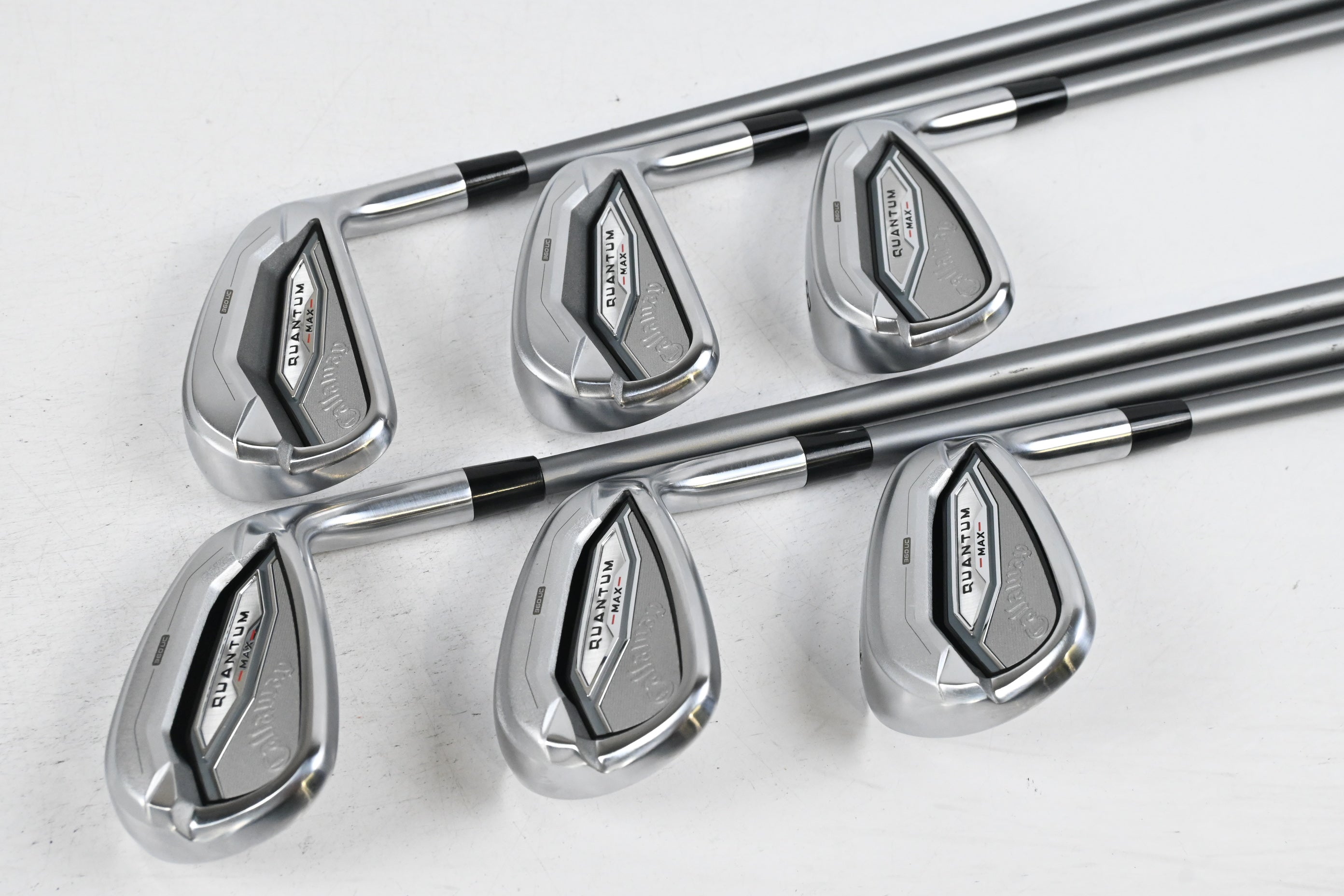 Callaway Quantum Max Irons / 6-PW+GW / Regular Flex Denali Charcoal 60 Shafts