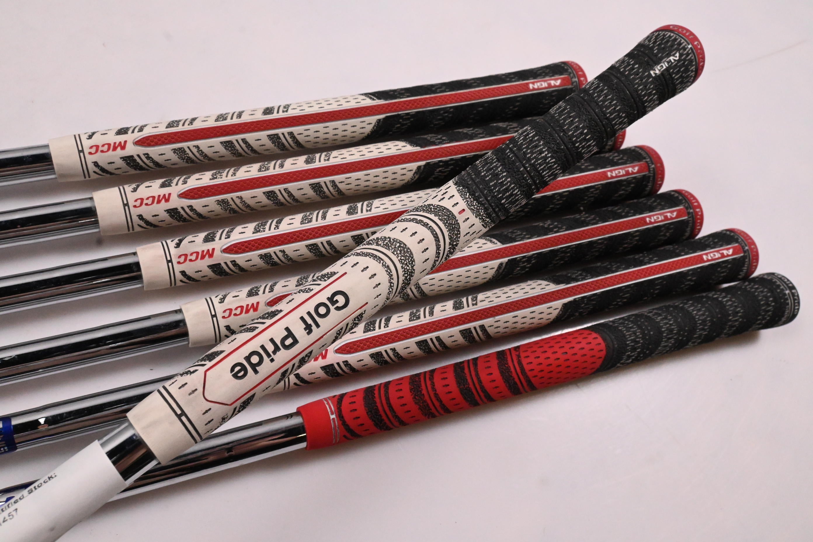 Ping i200 Irons / 4-PW / Blue Dot / Stiff Flex Ping AWT 2.0 Shafts
