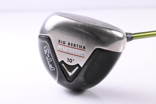 Callaway Big Bertha FT-3 Fusion Driver / 10 Degree / Stiff Flex Aldila NV 65
