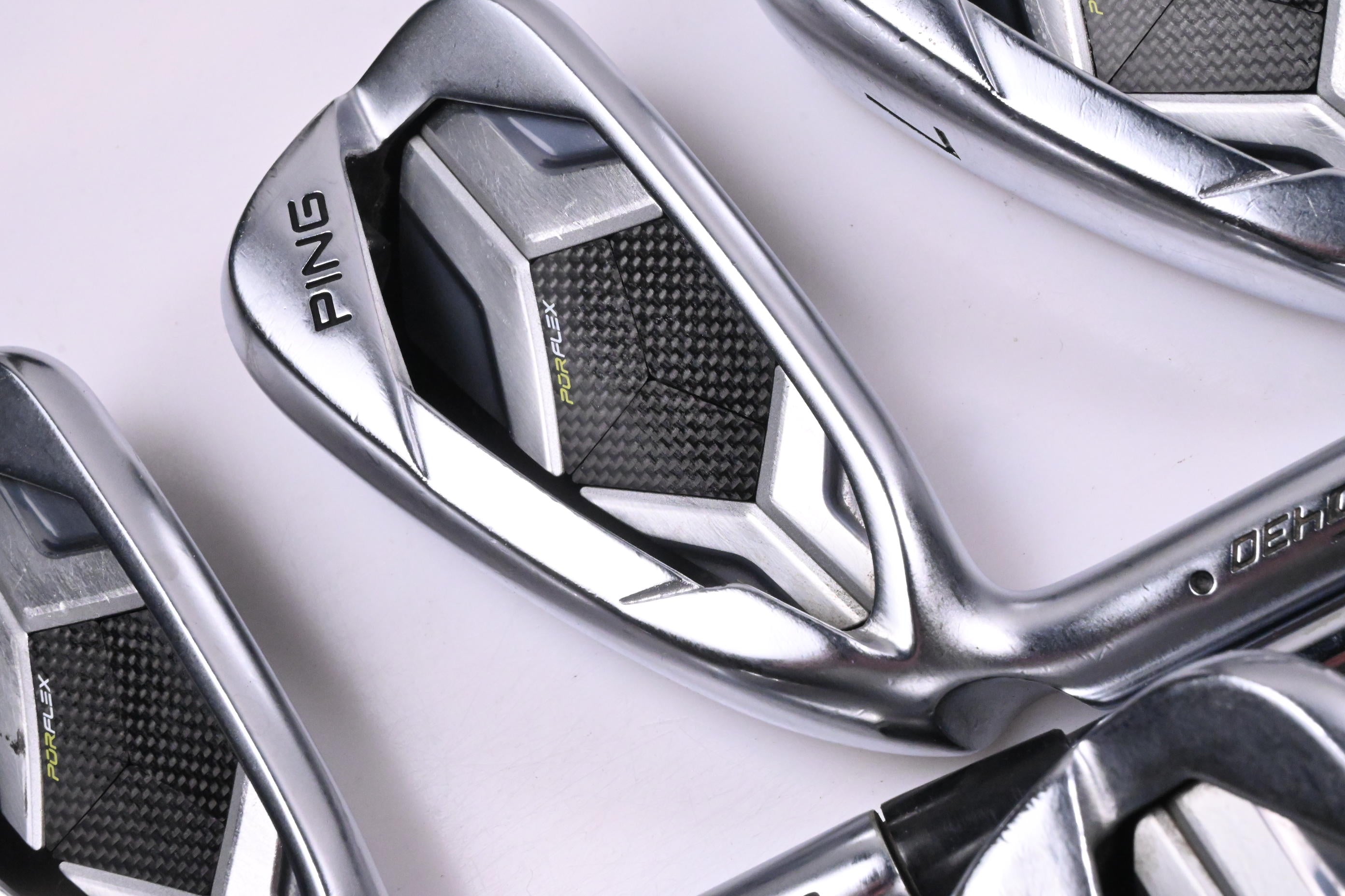 Left Hand Ping G430 Irons / 5-PW / Black Dot / Stiff Flex N.S.Pro Modus³ Tour