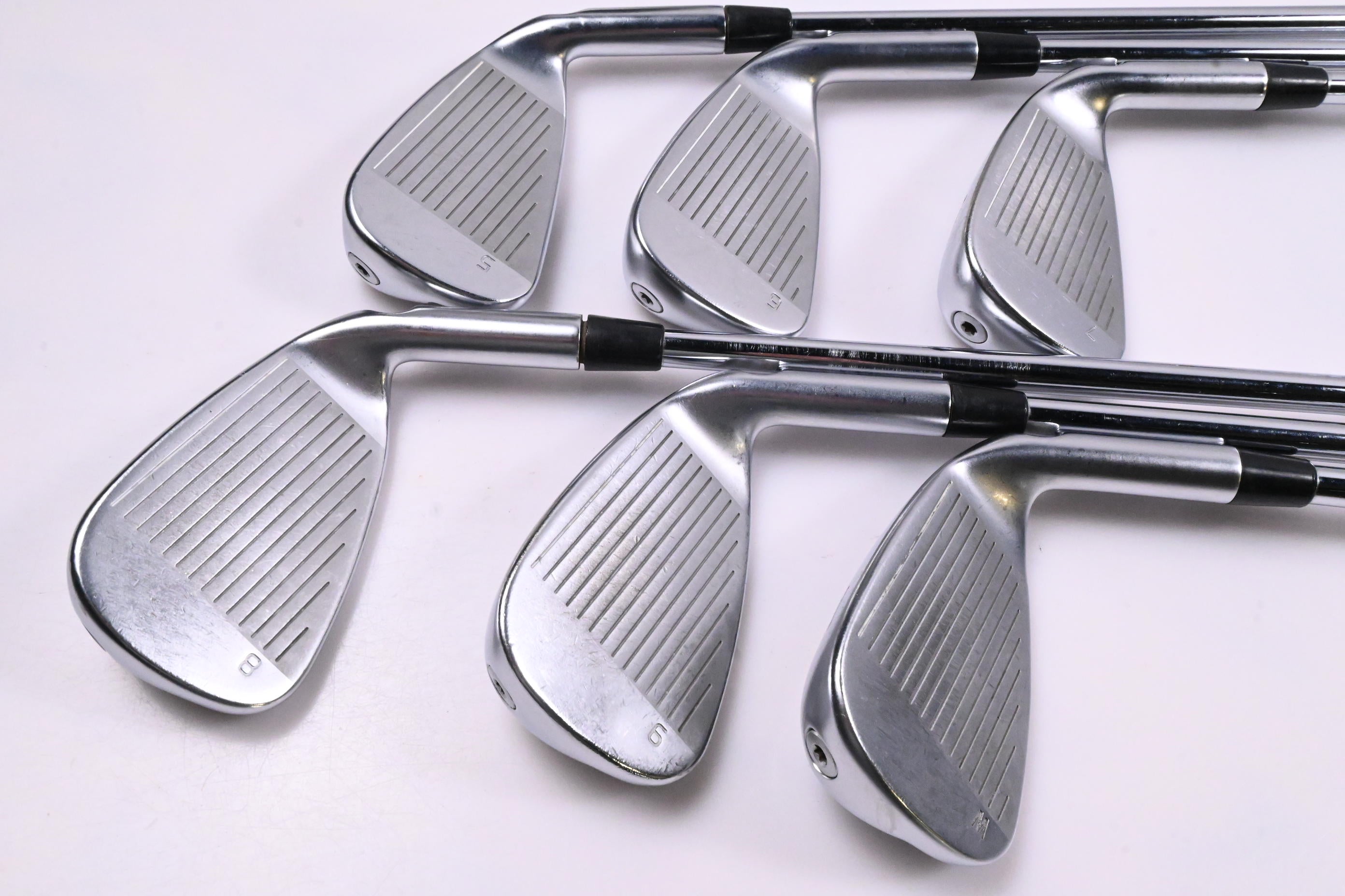 Left Hand Ping G430 Irons / 5-PW / Black Dot / Stiff Flex N.S.Pro Modus³ Tour