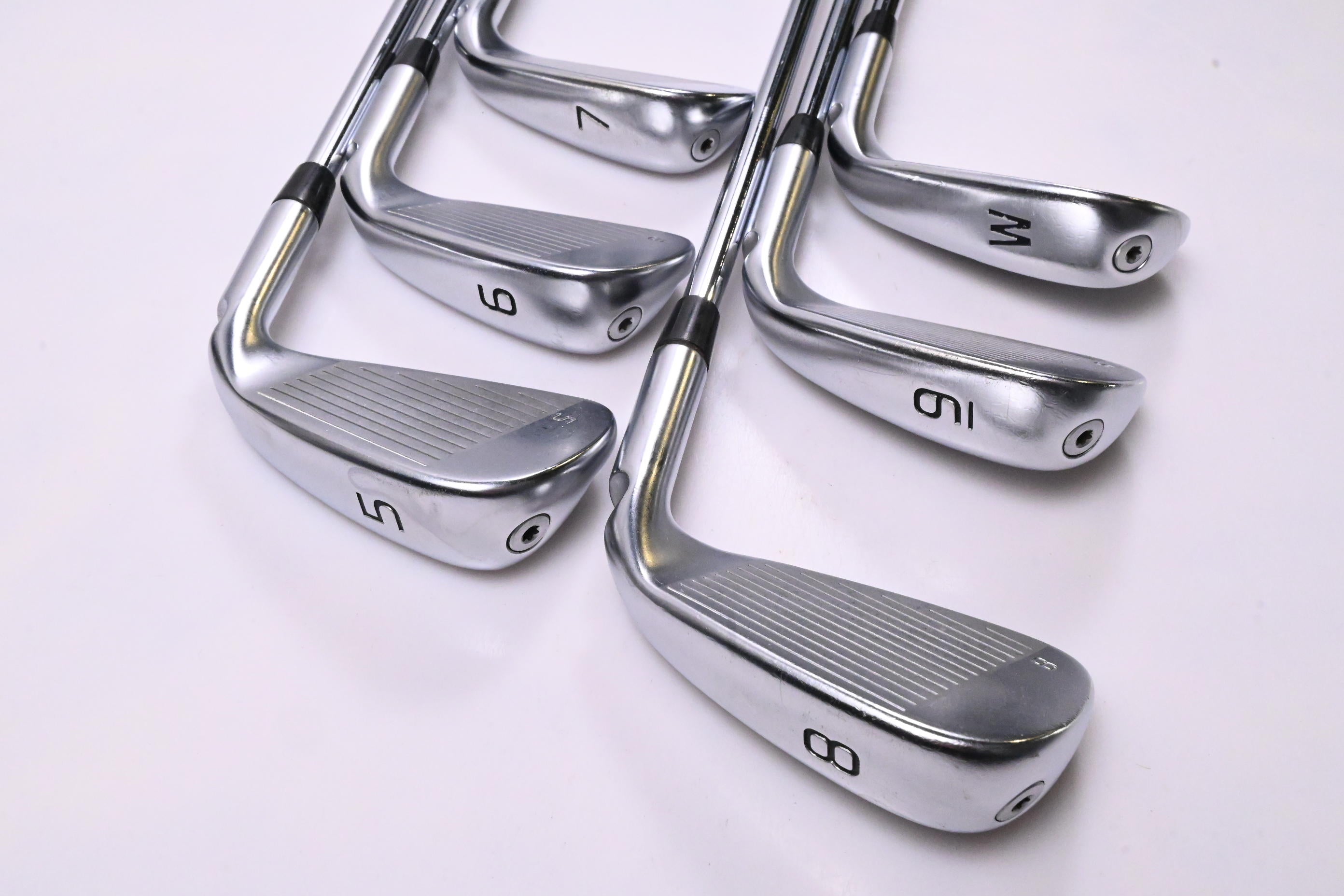 Left Hand Ping G430 Irons / 5-PW / Black Dot / Stiff Flex N.S.Pro Modus³ Tour