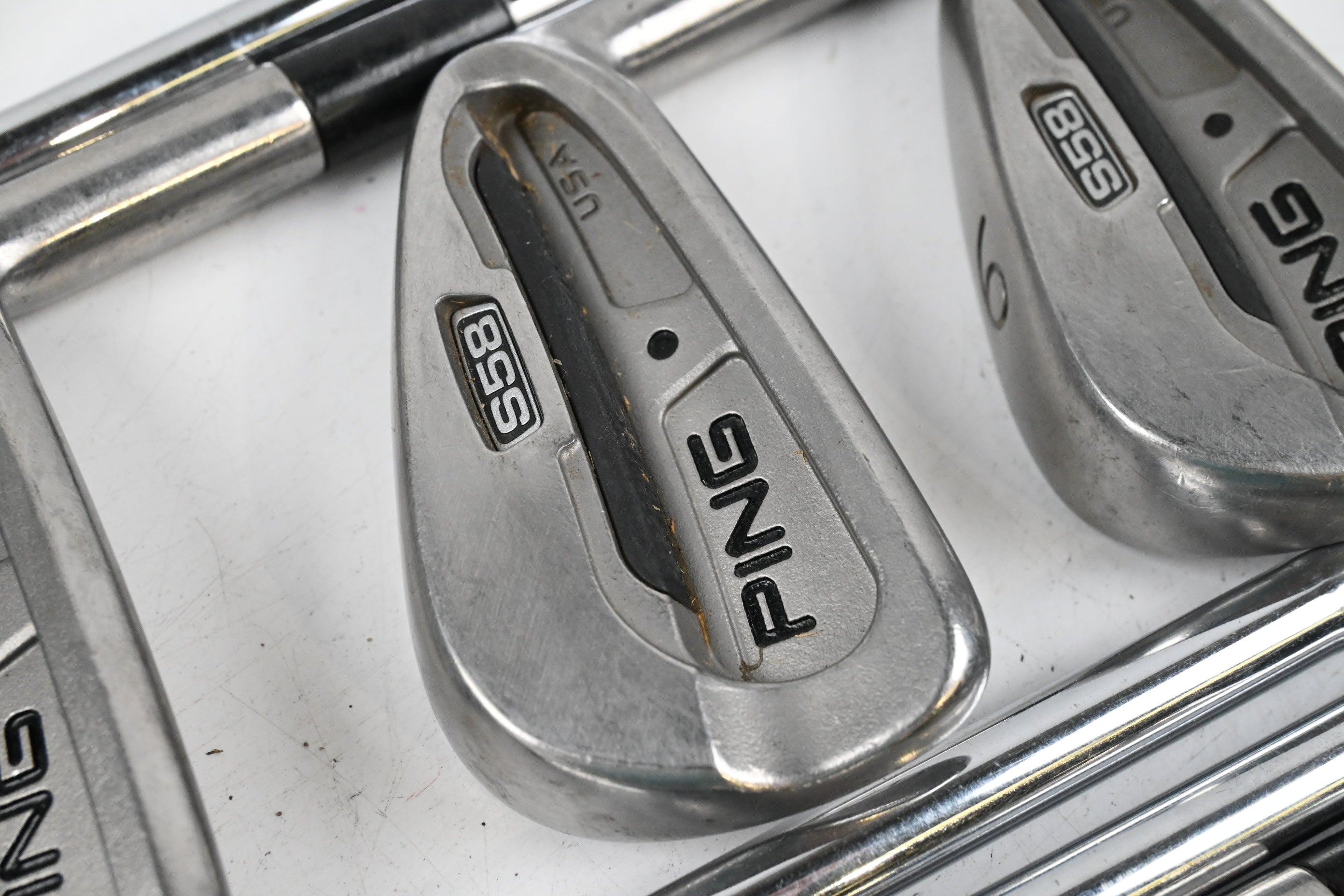 Ping S58 Irons / 3-PW / Black Dot / Stiff Flex KBS Tour Shafts