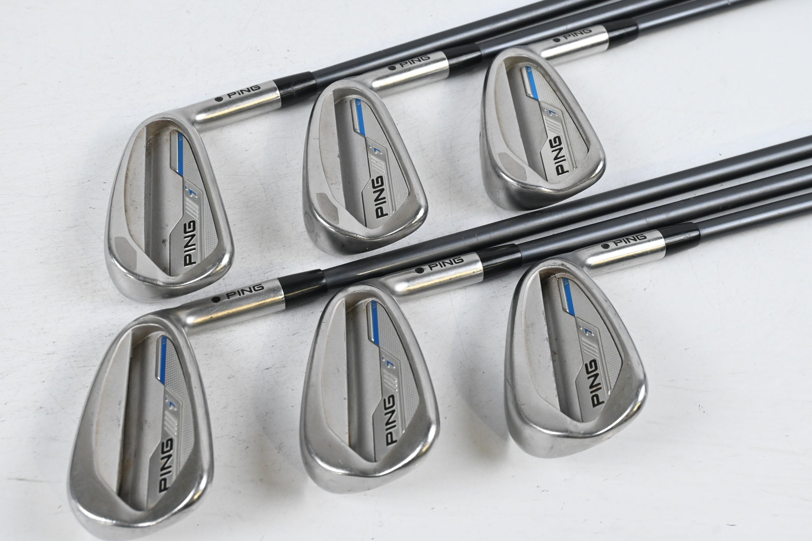 Ping i-Series E1 Irons / 5-PW / Black Dot / Regular Flex Ping CFS 70 Shafts
