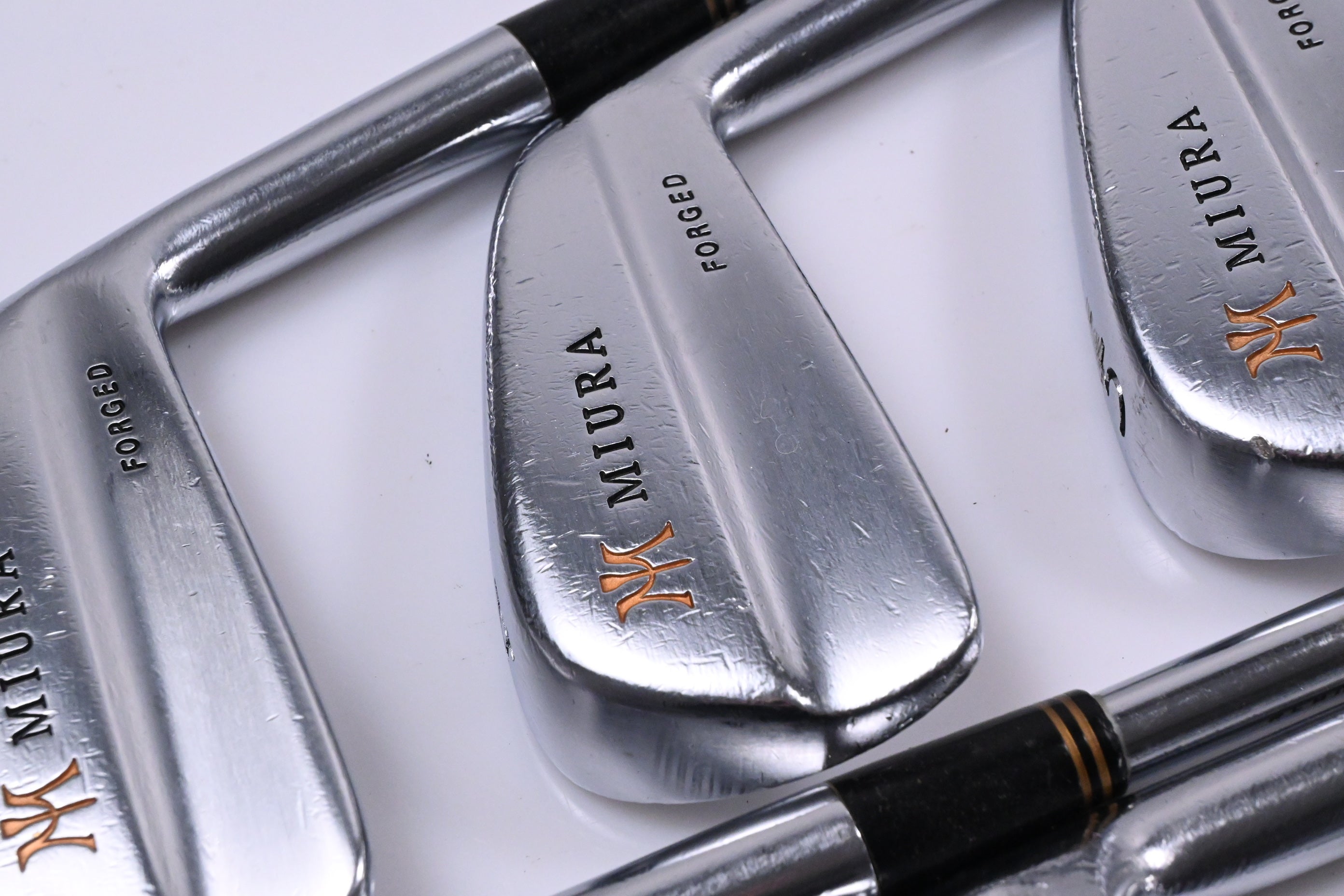 Miura Tournament Blade Irons / 3-PW / Stiff Flex KBS Tour Shafts