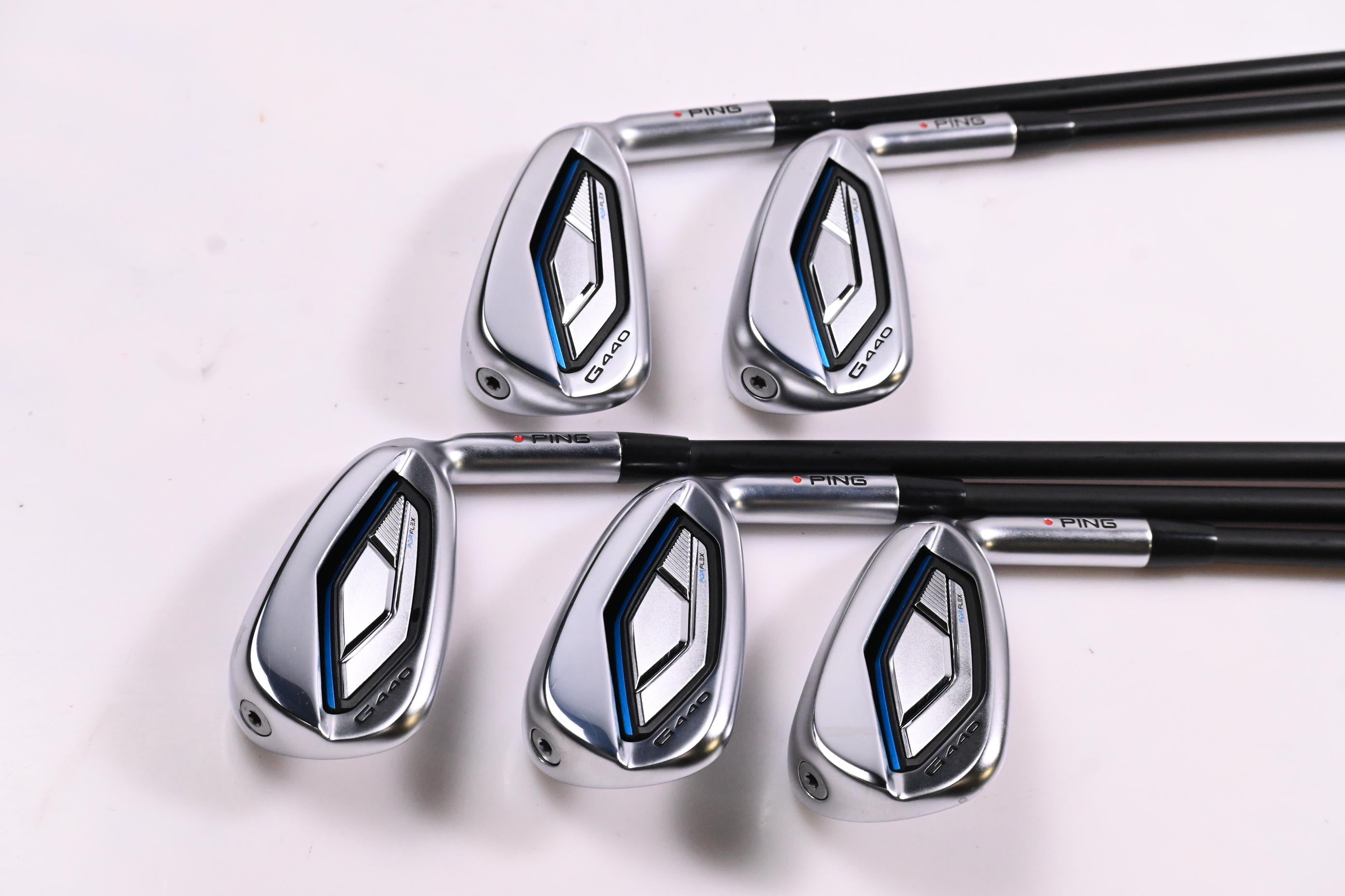 Ping G440 Irons / 6-PW / Red Dot / Regular Flex Ping Alta CB Blue Shafts