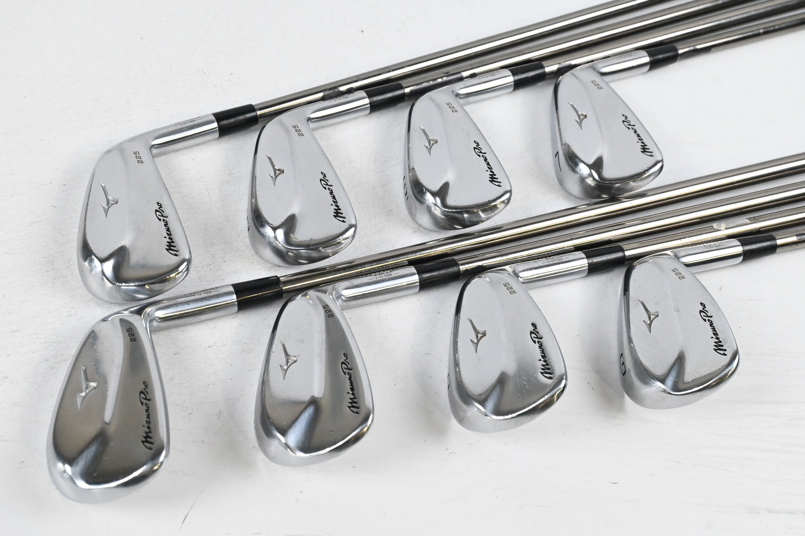 Mizuno Pro 225 Irons / 4-PW+GW / Regular Flex UST Mamiya Recoil 95 Shafts