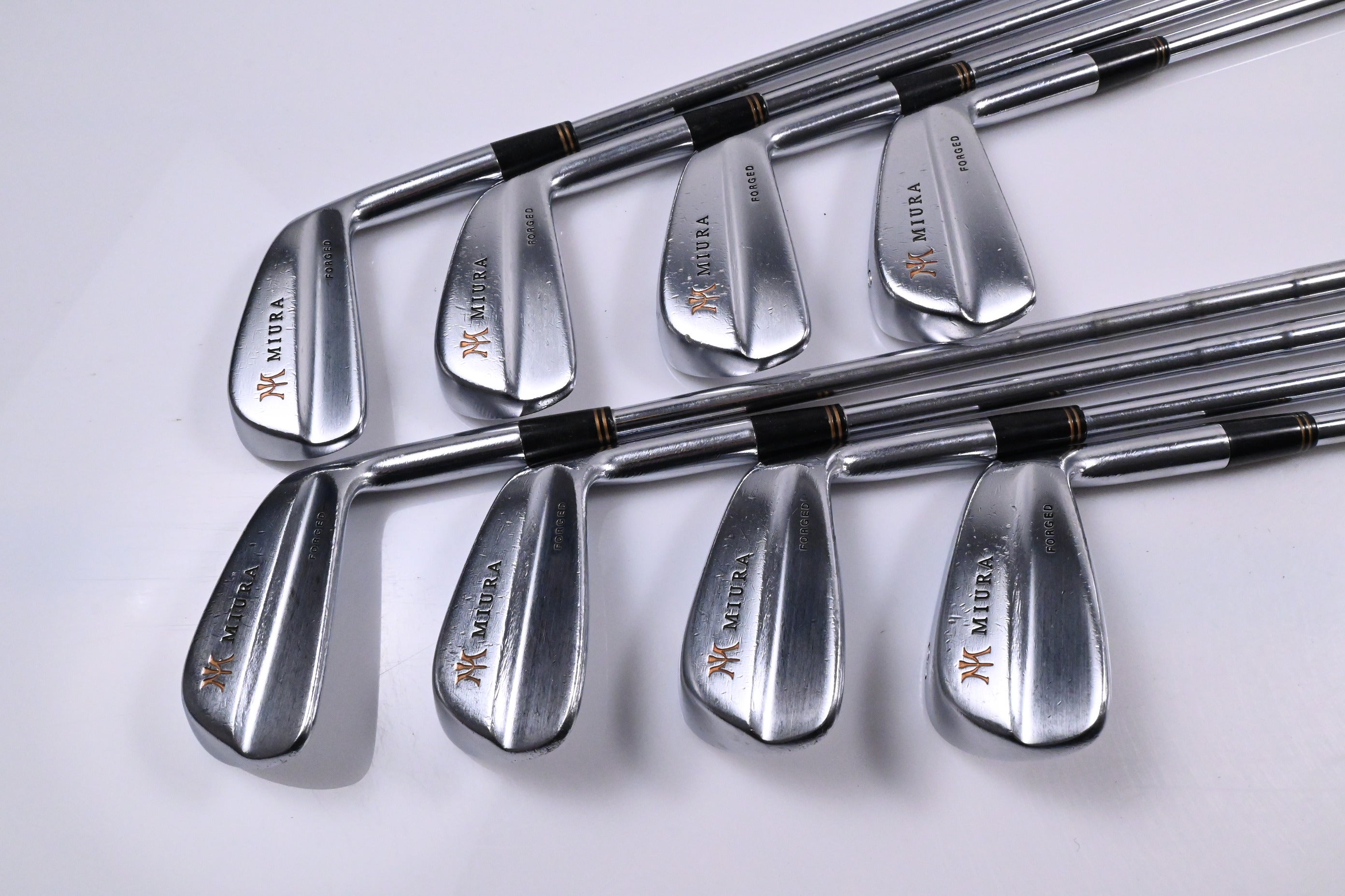 Miura Tournament Blade Irons / 3-PW / Stiff Flex KBS Tour Shafts