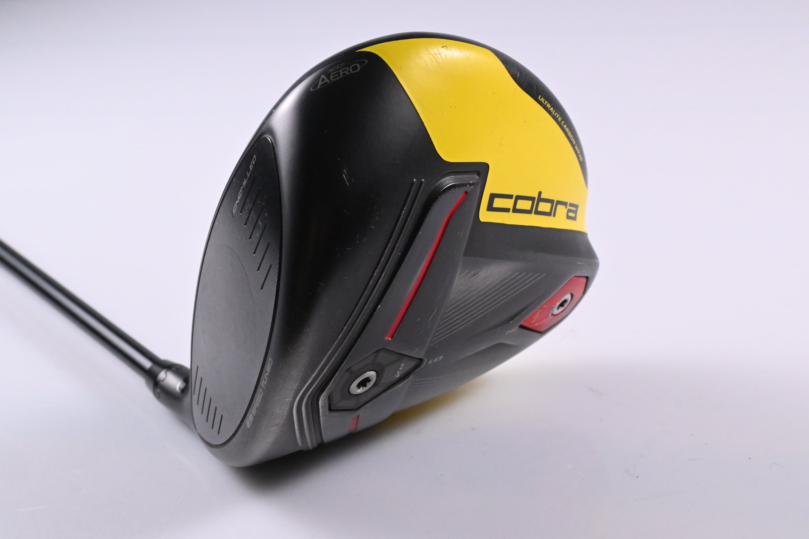 Left Hand Cobra King F9 Driver / 10.5 Degree / Regular Flex Fujikura Atmos Blue