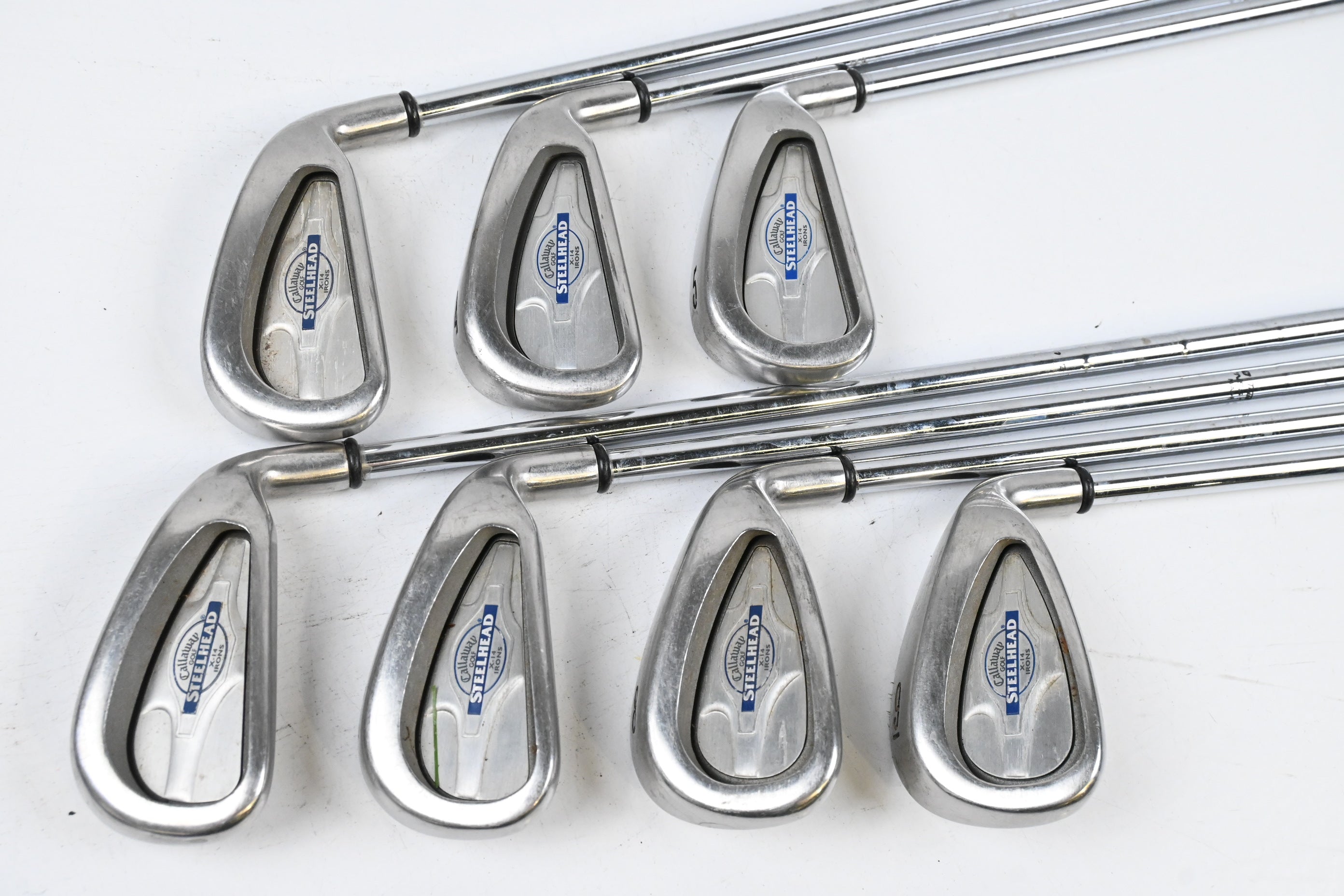 Callaway X-14 Irons / 3-9 Iron / Uniflex Callaway Steelhead Shafts