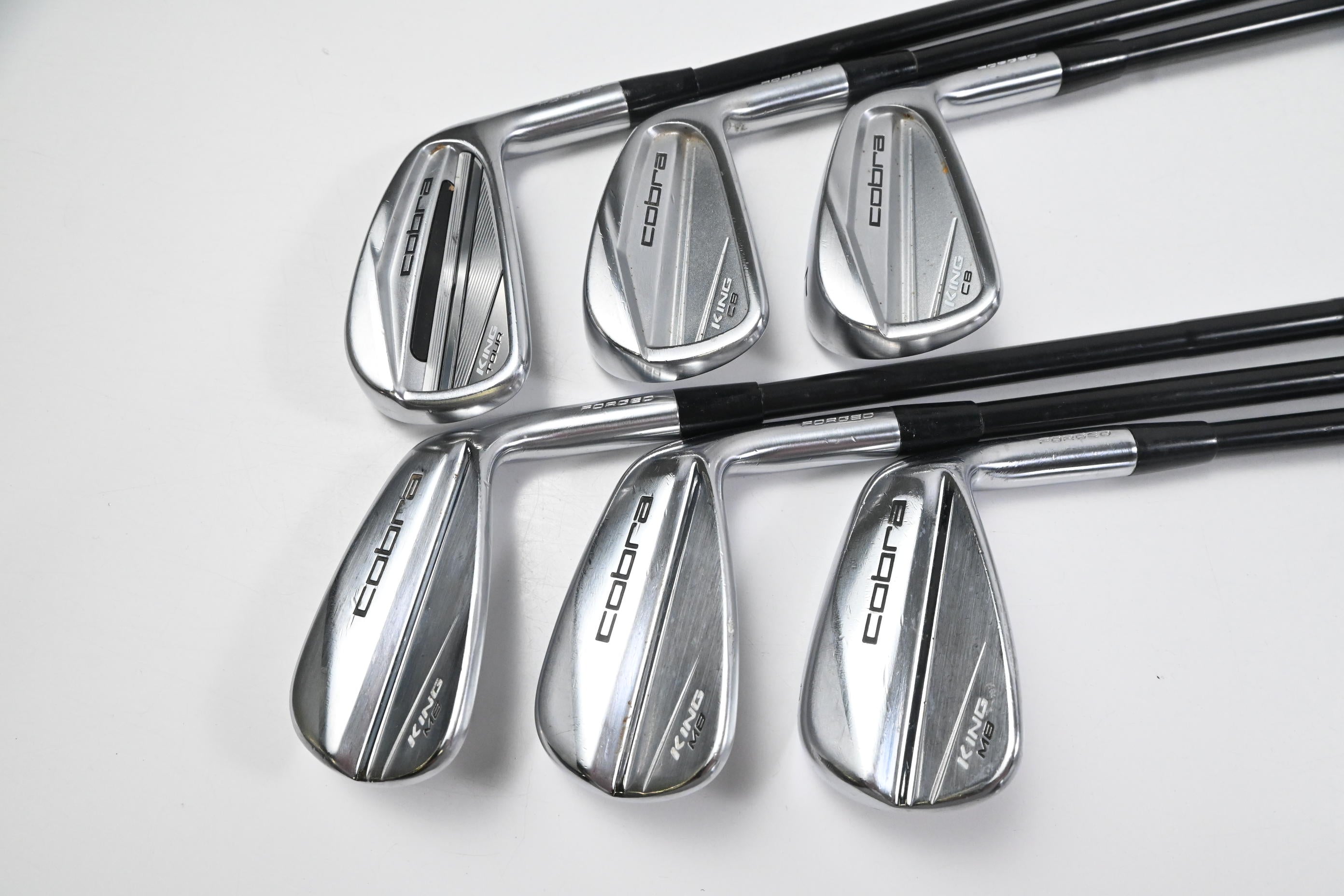 Cobra King CB/MB/Tour Combo Irons / 5-PW / X-Flex AMT White X100 Shafts
