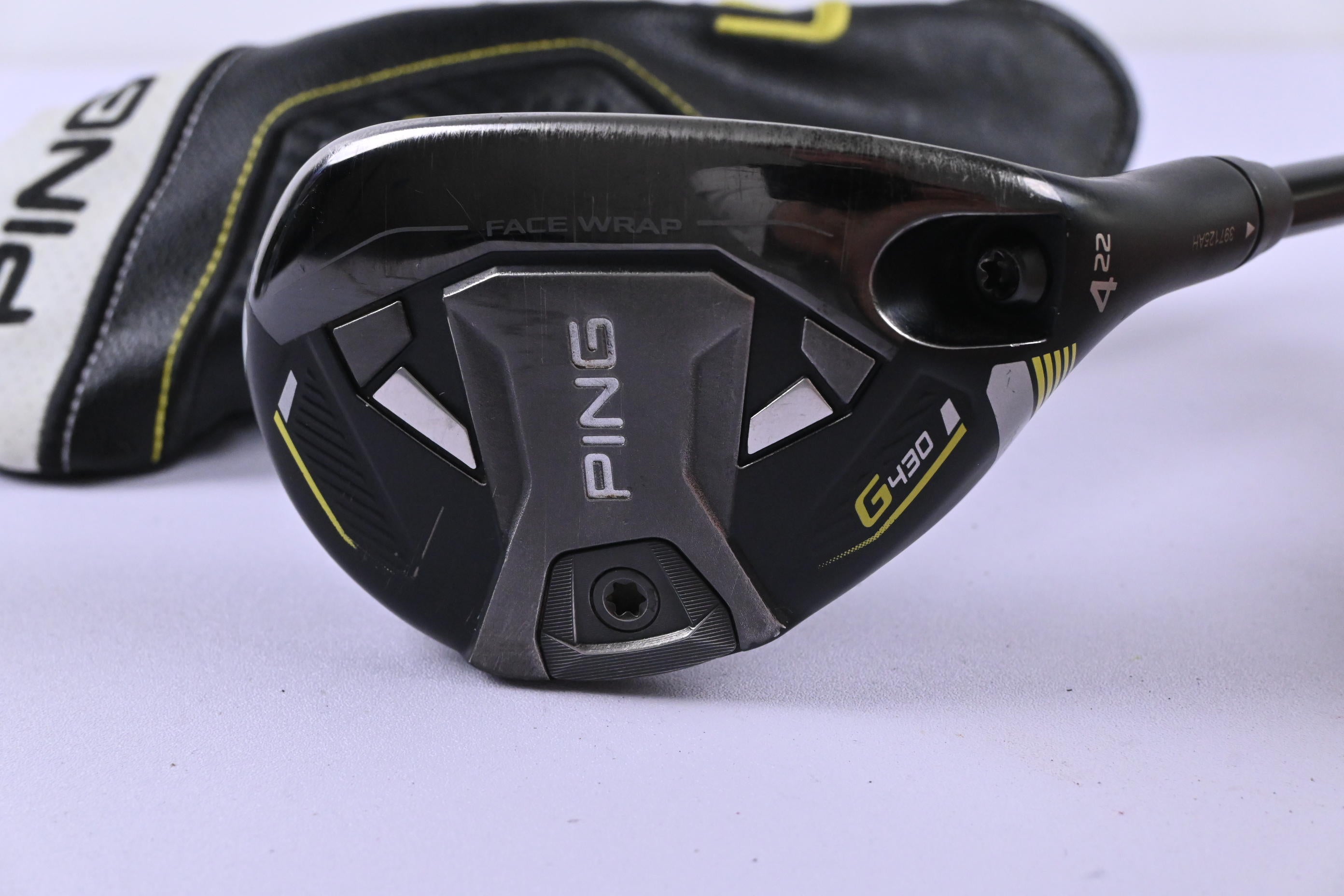 Ping G430 #4 Hybrid / 22 Degree / Stiff Flex Kai'li White 80 Shaft