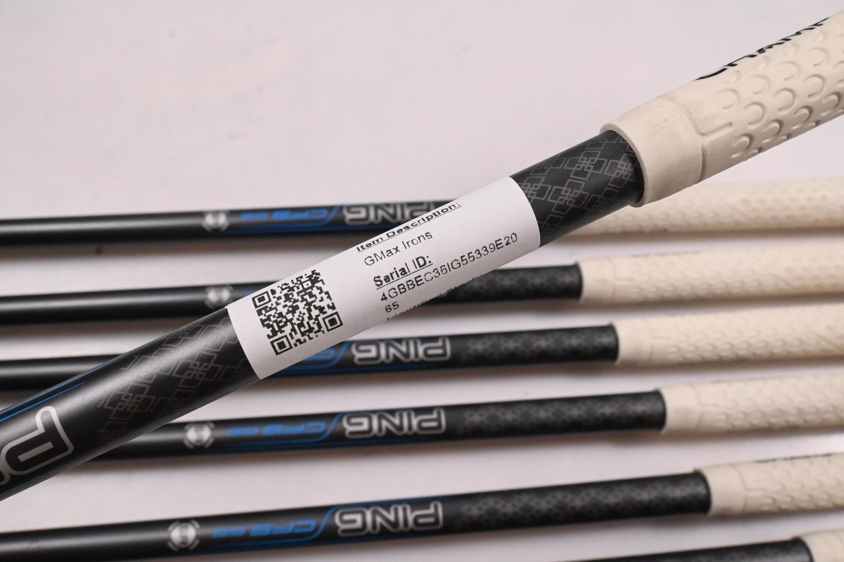Ping GMax Irons / 5-PW+SW / Yellow Dot / Senior Flex Ping CFS 65 Shafts