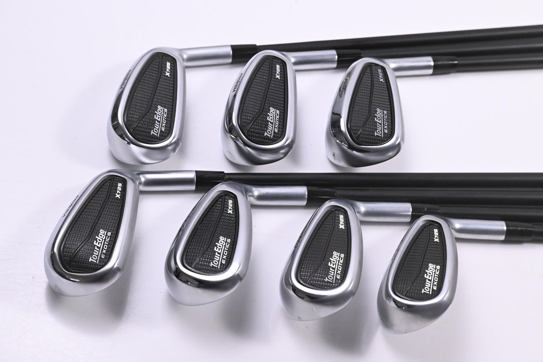 Tour Edge X725 Irons / 6-PW+AW+SW / Regular Flex Project X Cypher 2.0 60 Shafts