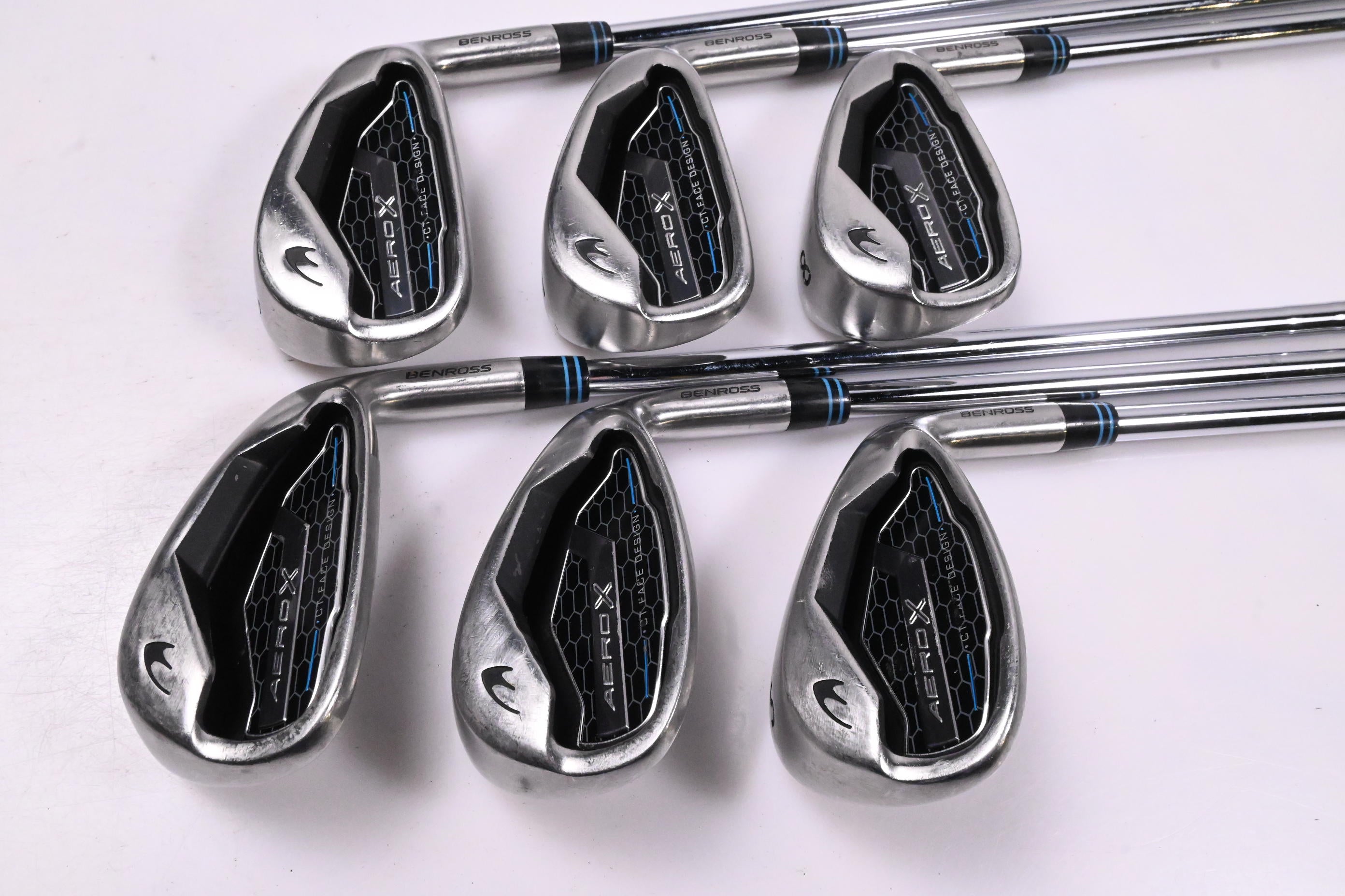 Benross Aero X Irons / 6-PW+SW / Regular Flex KBS MAX 80 Shafts