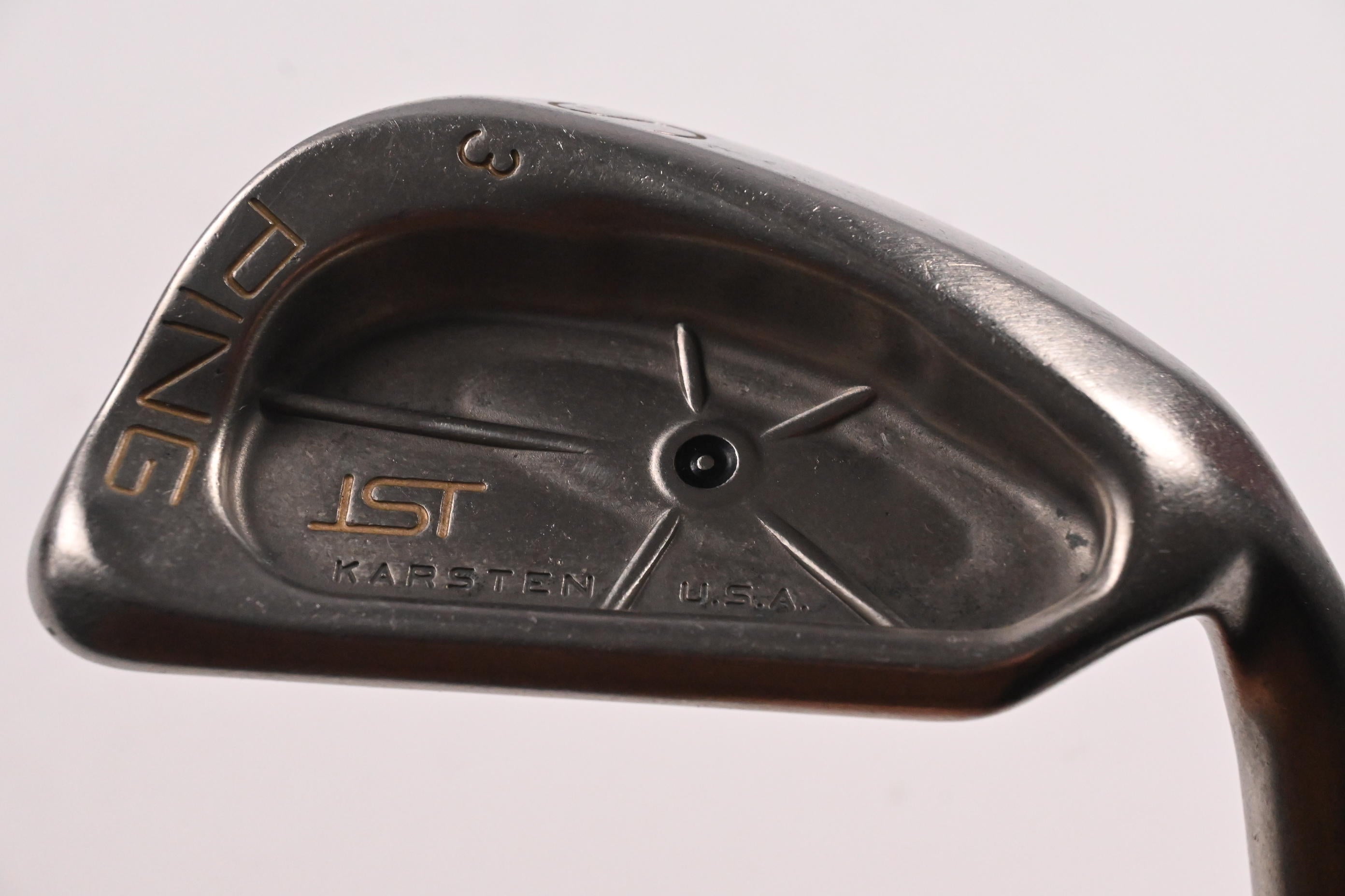 Ping ISI Nickel S3 Sand Wedge / 57 Degree / Black Dot / Stiff Flex Ping KT-M