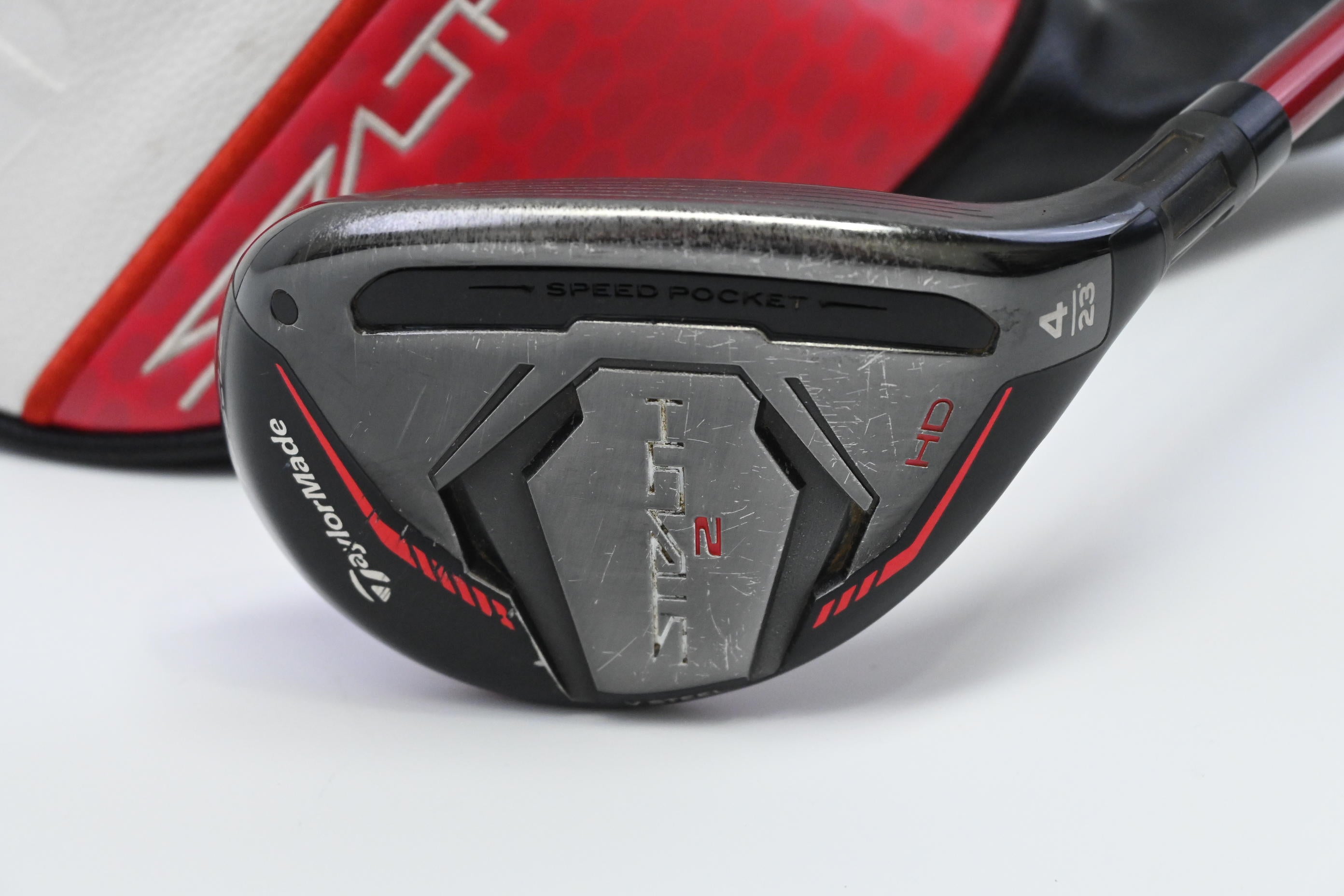 Taylormade Stealth 2 HD #4 Hybrid / 23 Degree / Regular Flex Speeder NX 50 Shaft
