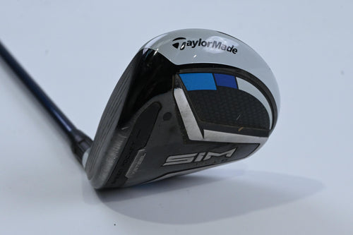 Left TaylorMade SIM Max D #5 Wood / 19 Degree / Stiff Flex Fujikura Ventus Blue