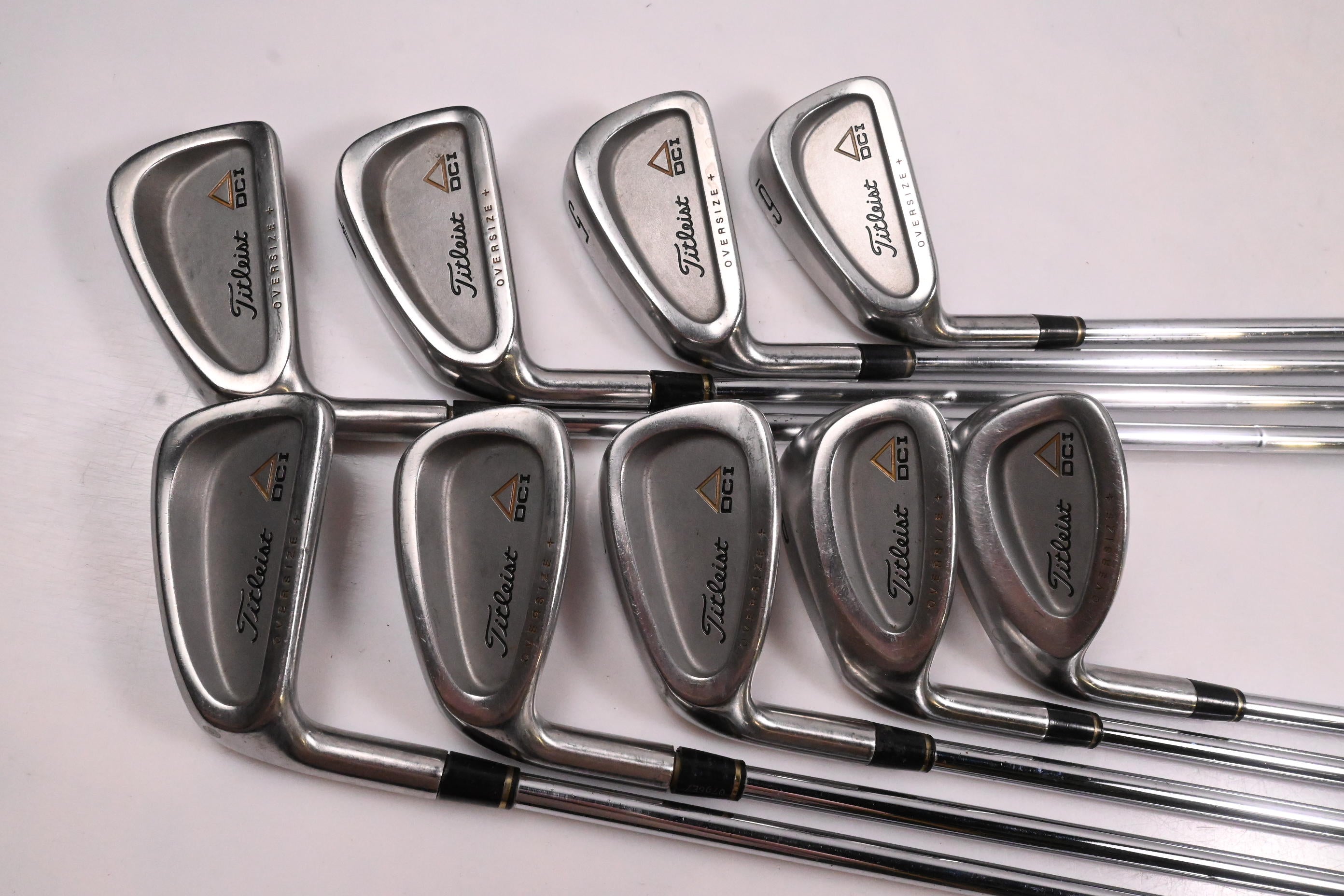 Left Hand Titleist DCI Oversize+ Irons / 3-PW+SW / Regular Flex Titleist