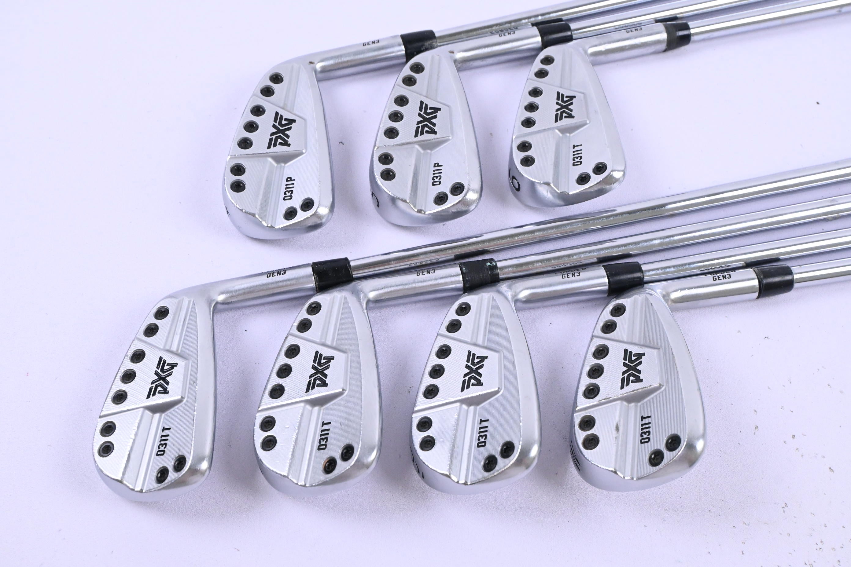 PXG 0311 T Gen3 Irons / 4-PW / X-Flex KBS $-Taper 130 Shafts