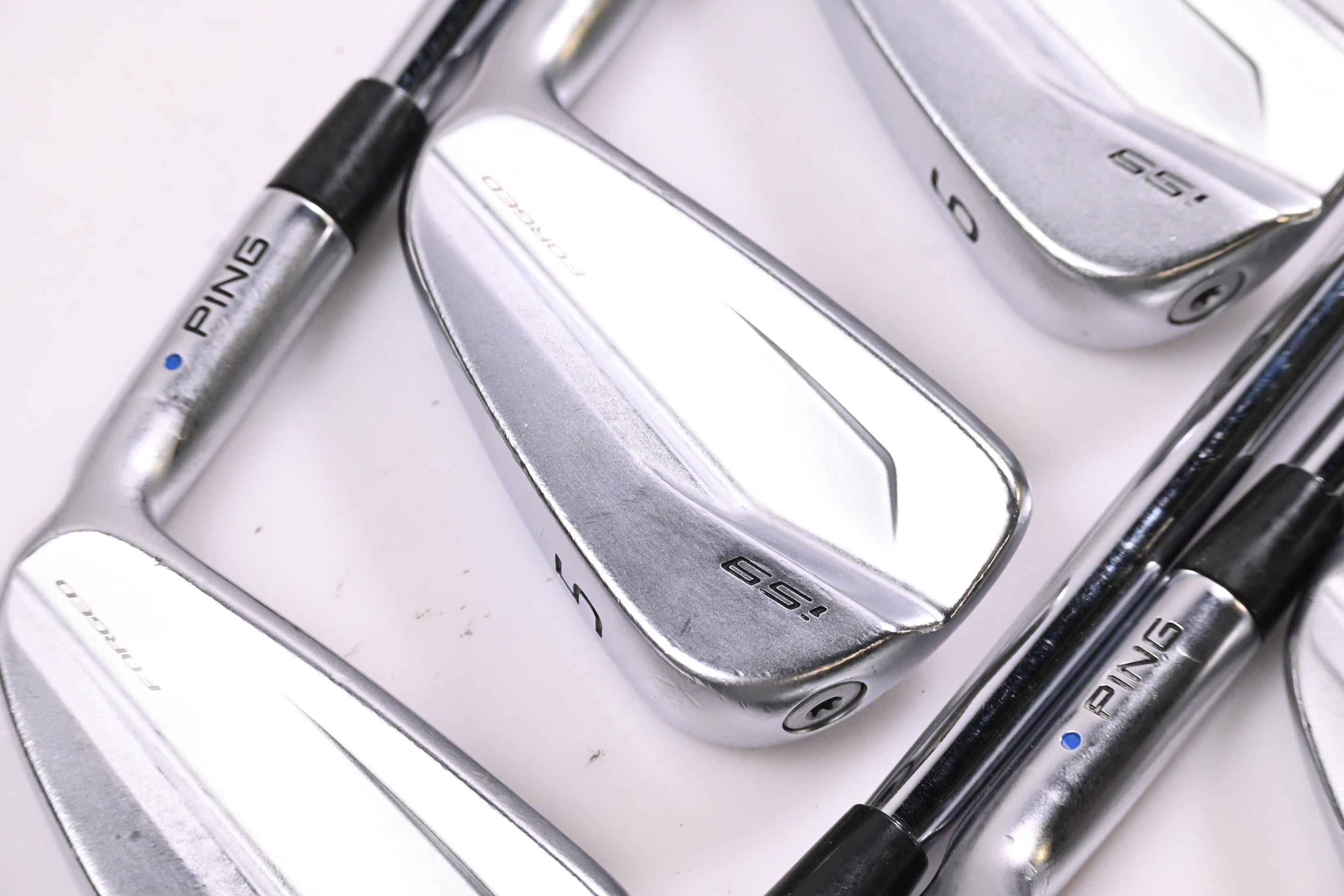 Ping i59 Irons / 4-PW / Blue Dot / X-Flex Dynamic Gold 120 X100 Shafts