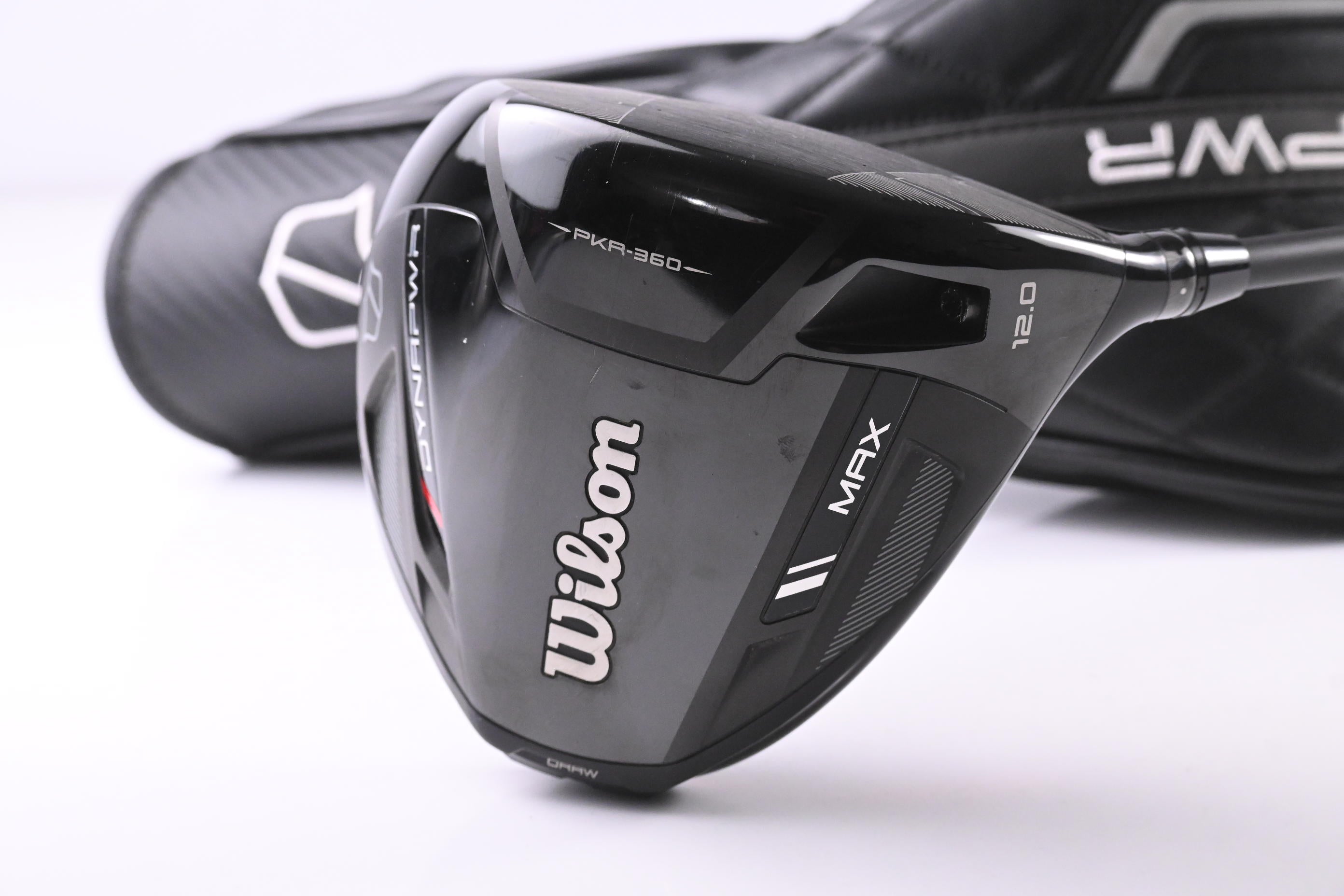 Wilson DYNAPWR 2025 Max Driver / 12 Degree / Stiff Flex Hzrdus Gen5 Black 60