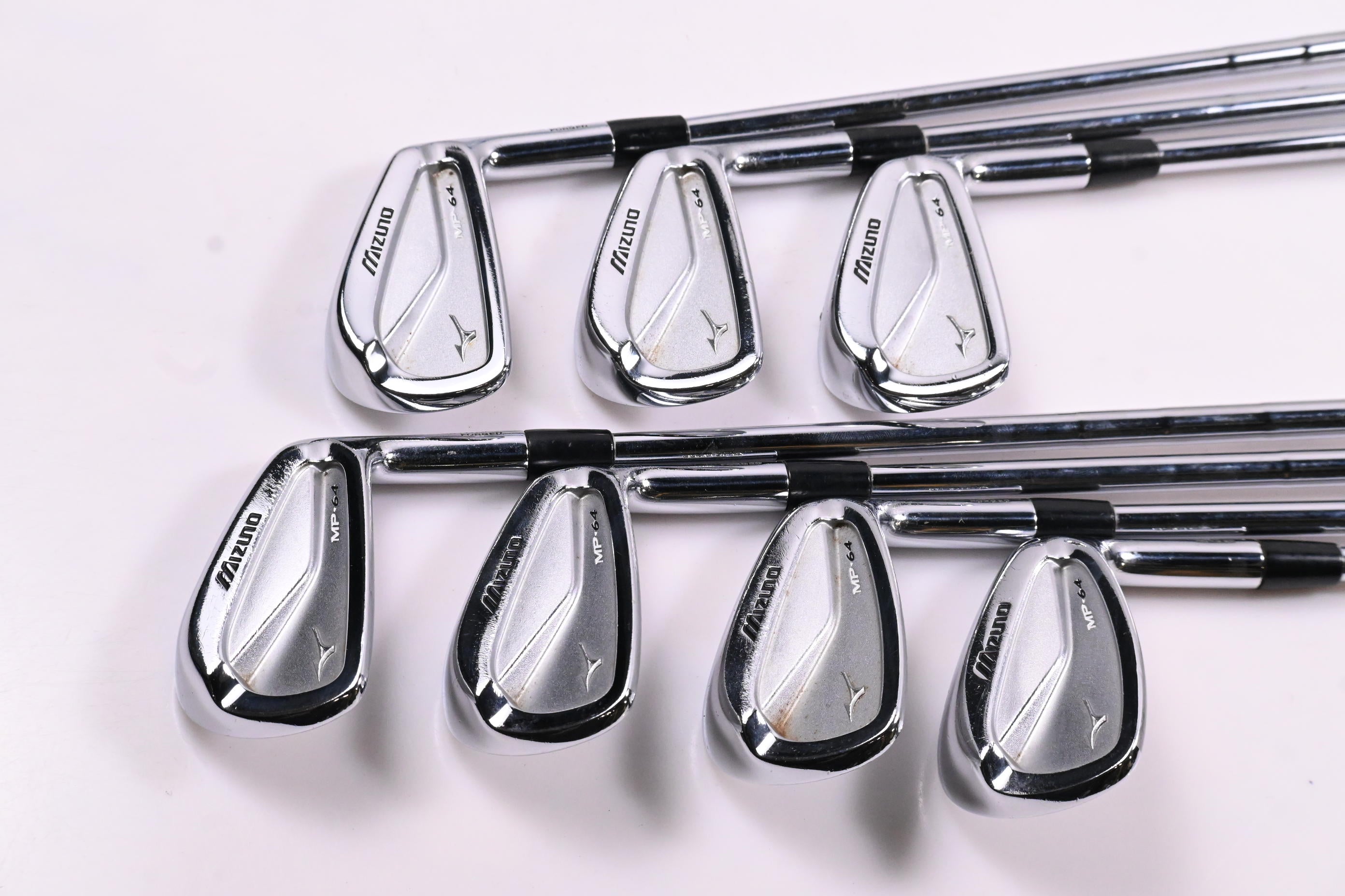 Mizuno MP-64 Irons / 4-PW / Regular Flex KBS Tour Shafts