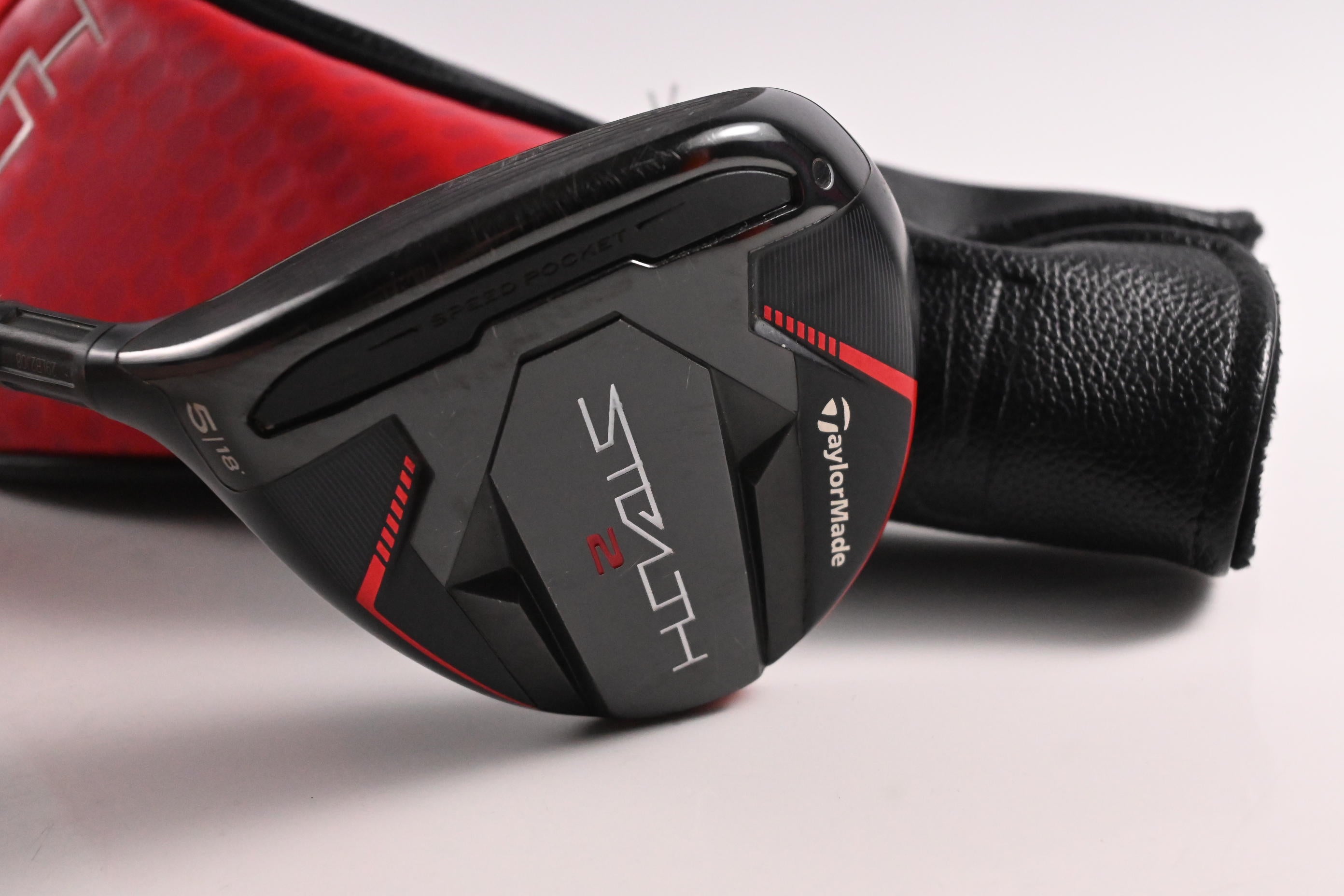 Left Hand Taylormade Stealth 2 #5 Wood / 18 Degree / Stiff Flex Ventus TR Red 6